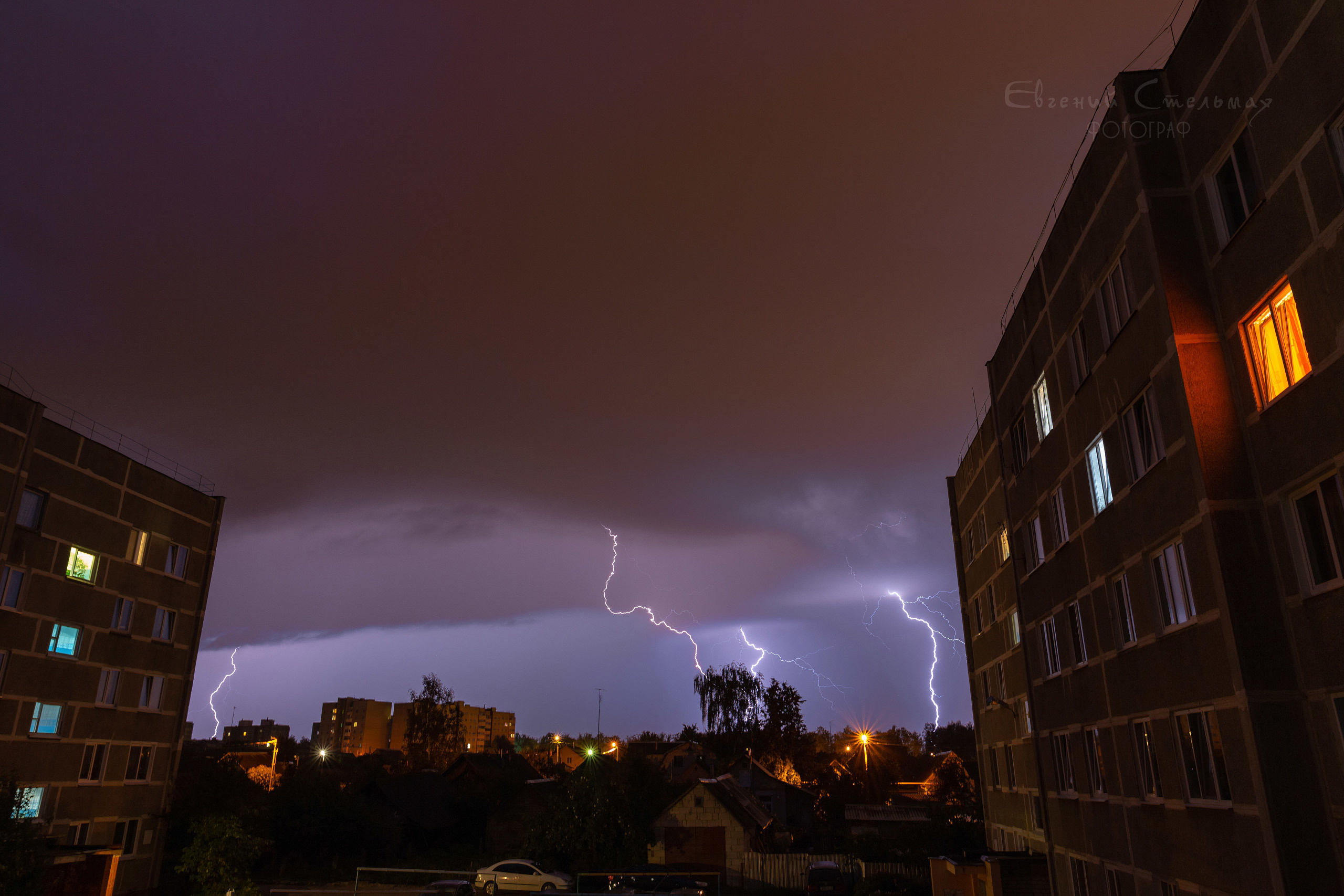гроза над городом