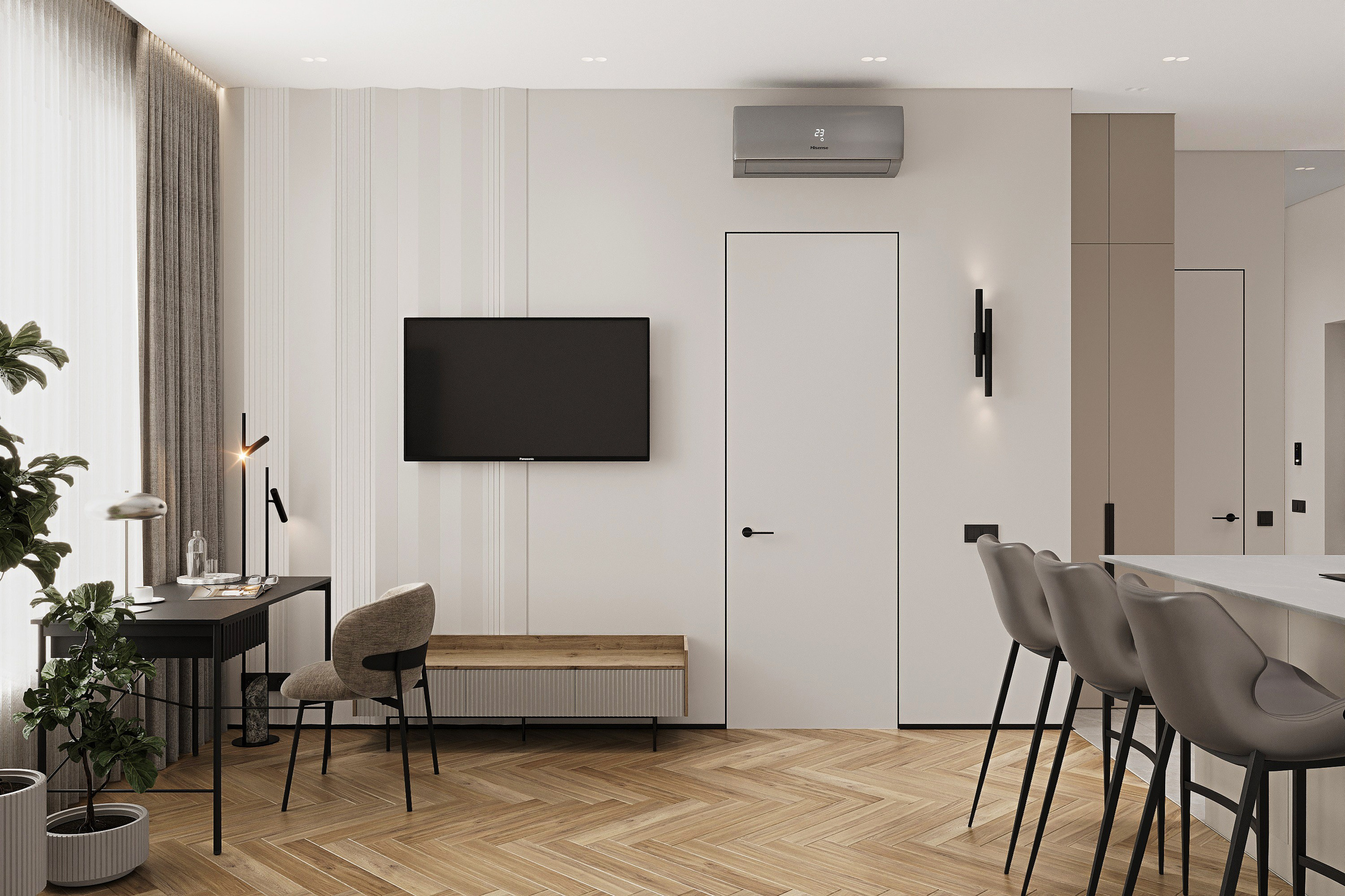 ЖК MYPRIORITY Басманный, 39 м² | МОСКВА. Design interior-Samsonyan R