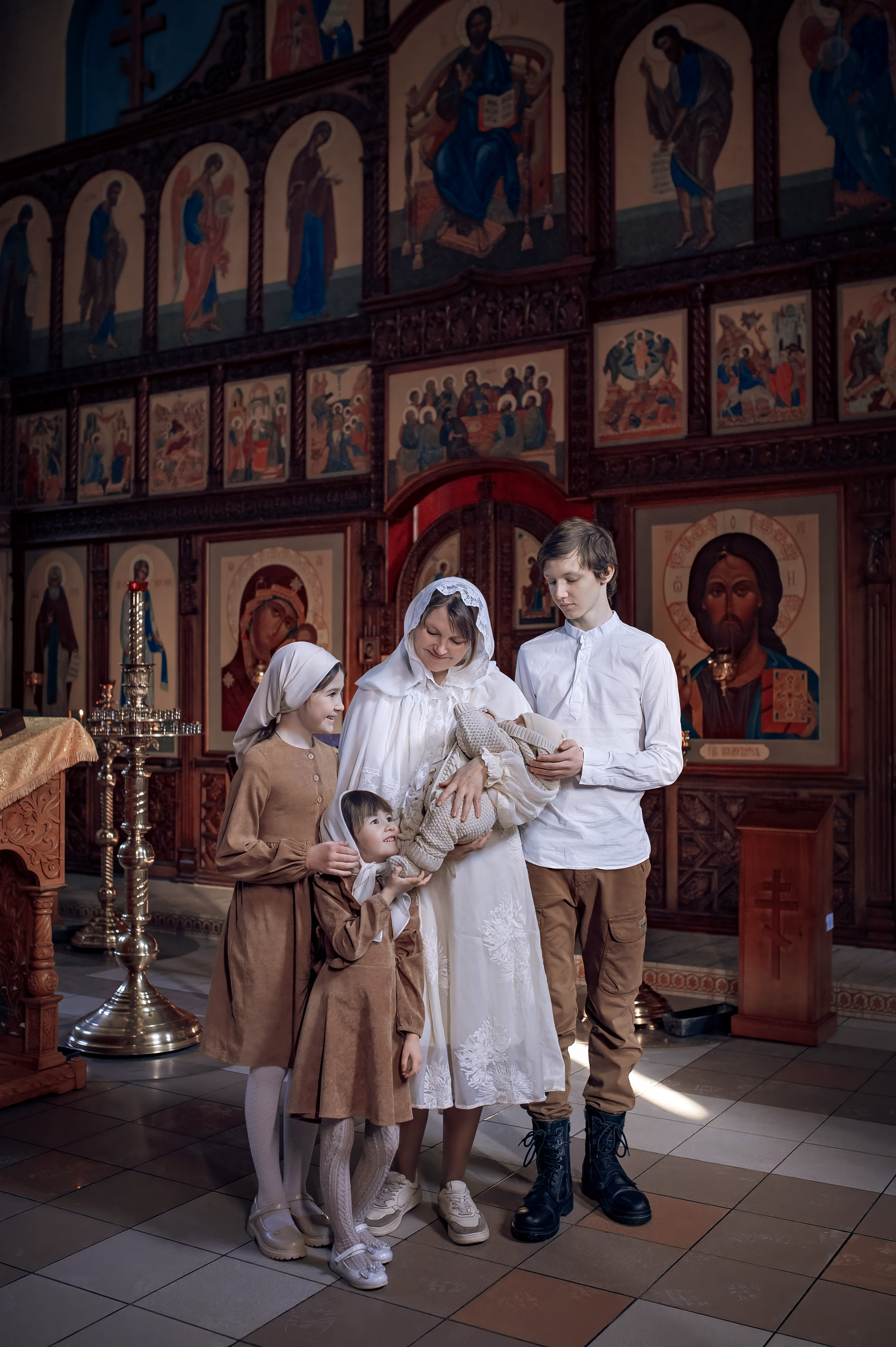 Крещение в Краснодаре. Съемка крещения в Краснодаре. Фотограф на крещение в Краснодаре