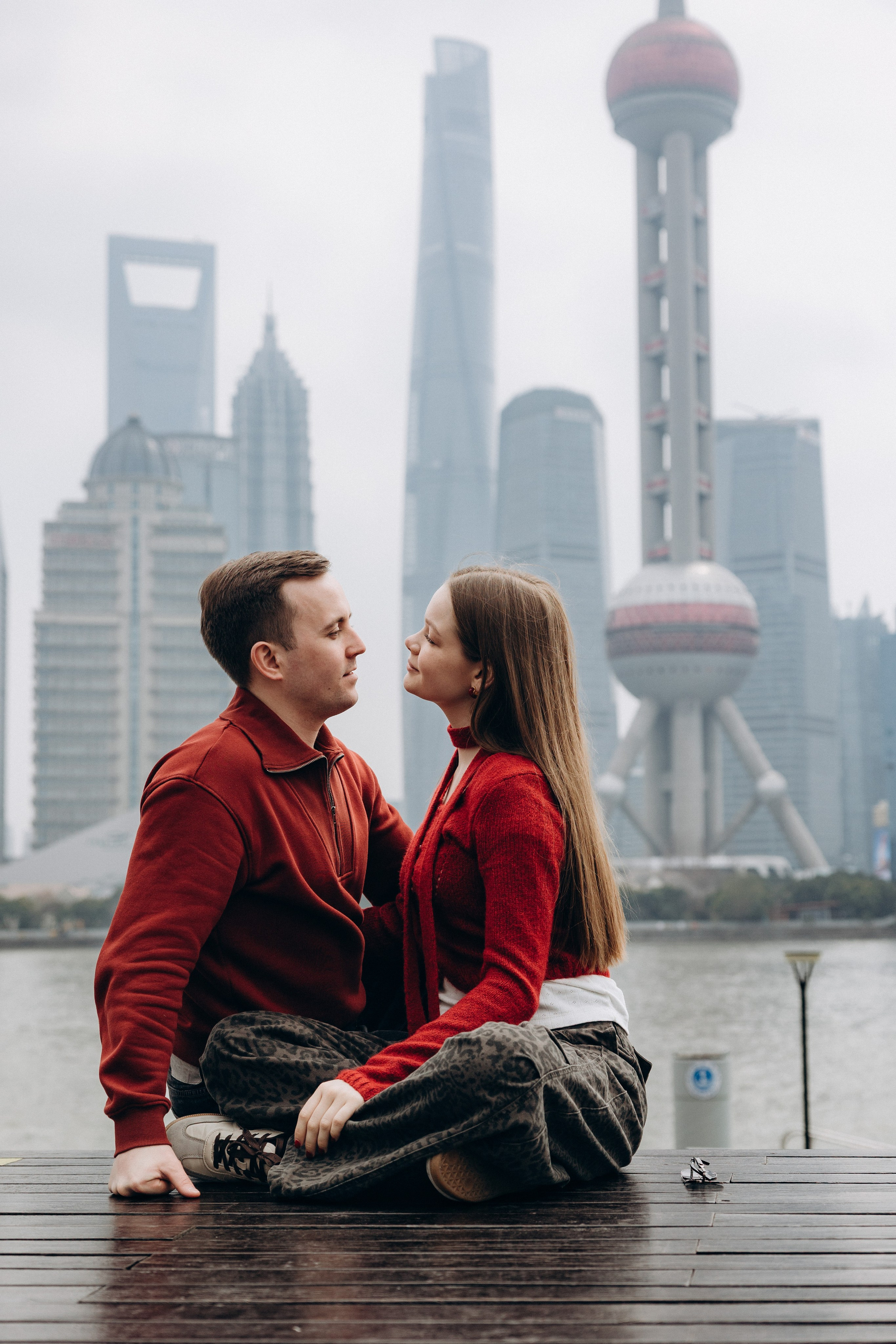 Вдвоем. Семейный фотограф в городе Шанхай | Акулова Наталья