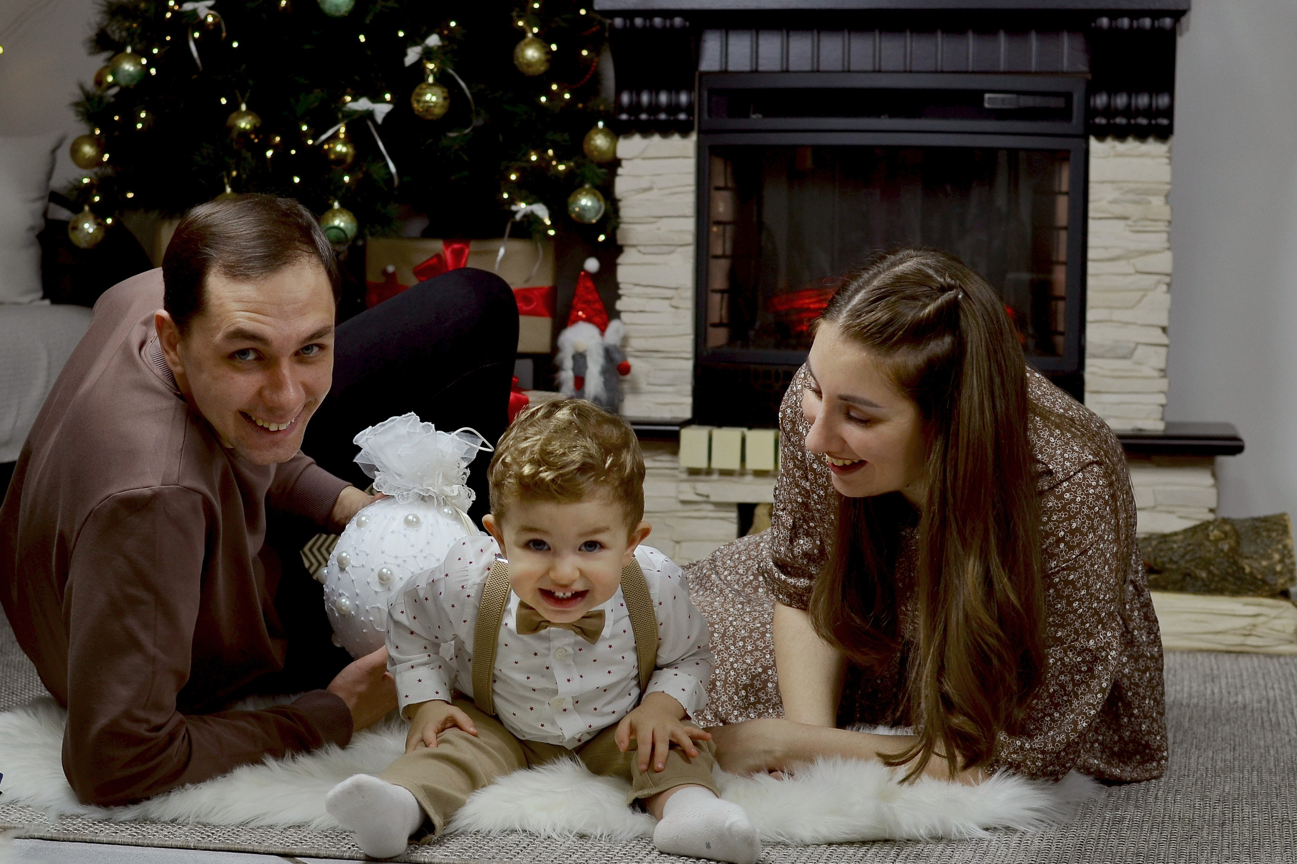 Озорная Новогодняя фотосессия. Семейный и детский фотограф в городе Грязи Олеся Огурцова