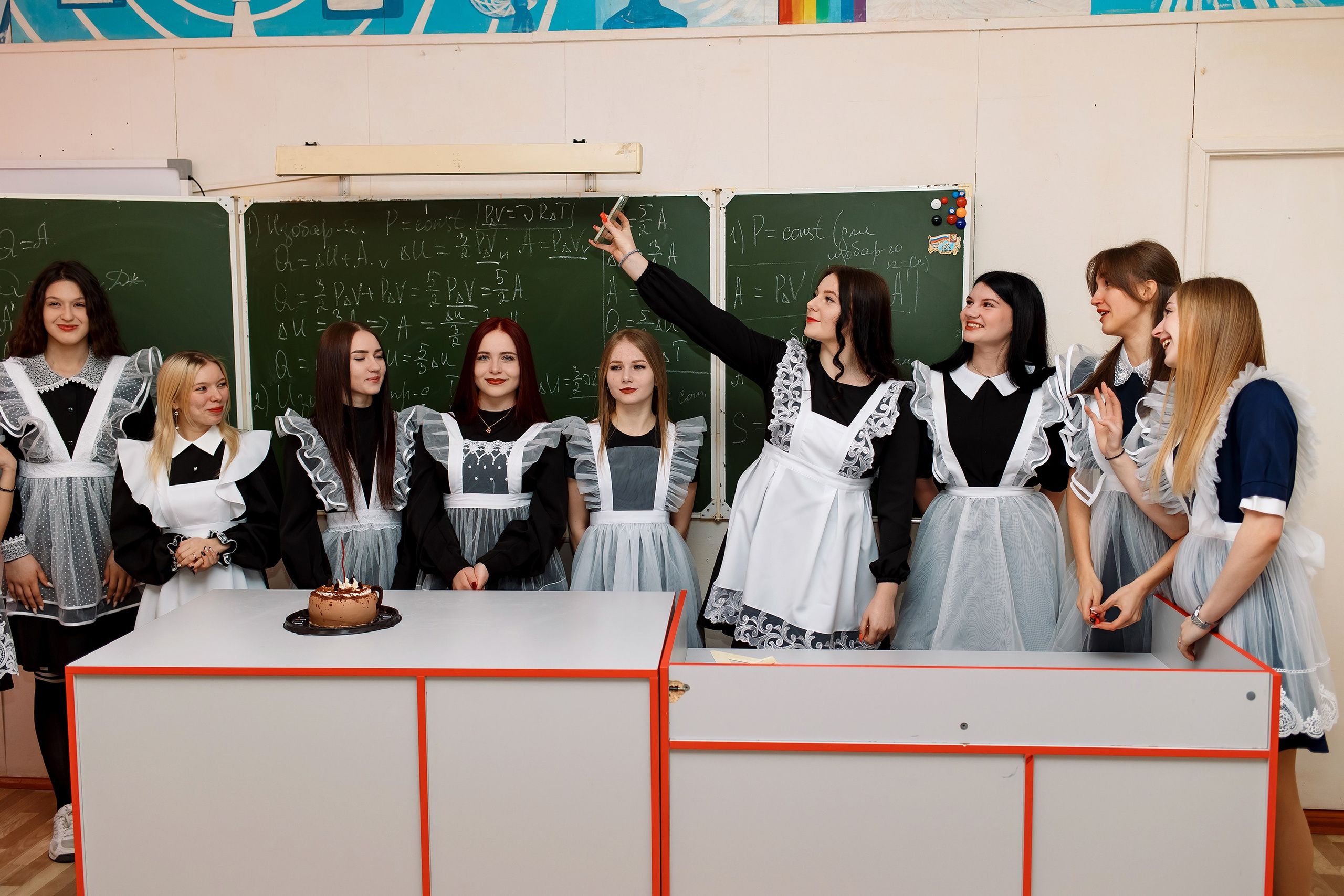 11 класс с. Барабаш. Фотограф Любовь Корниенко, Примоский край