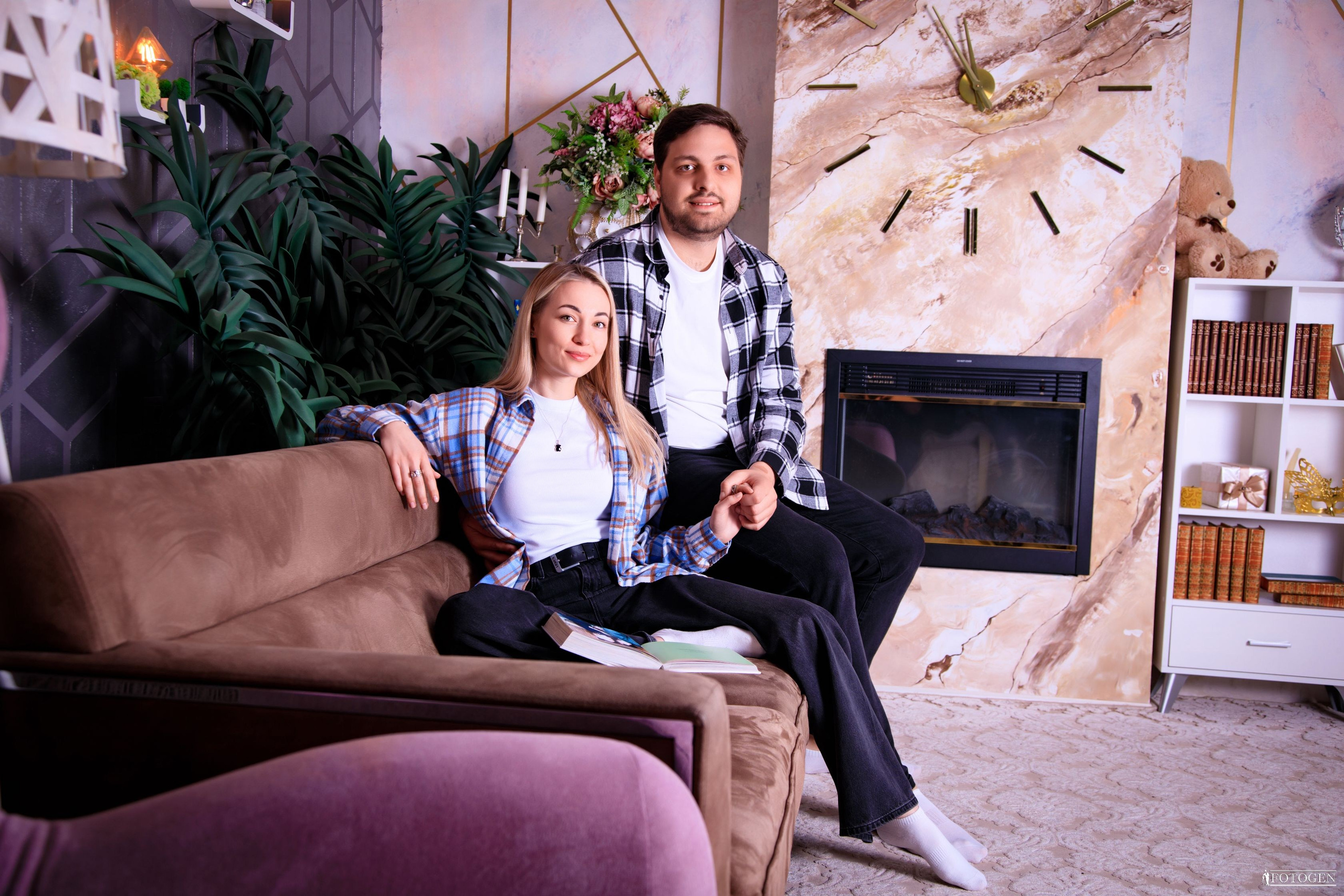 Пять Лет Любви: Юбилейные фотосессии. Интерьерная фотостудия FOTOGEN г. Краснодар