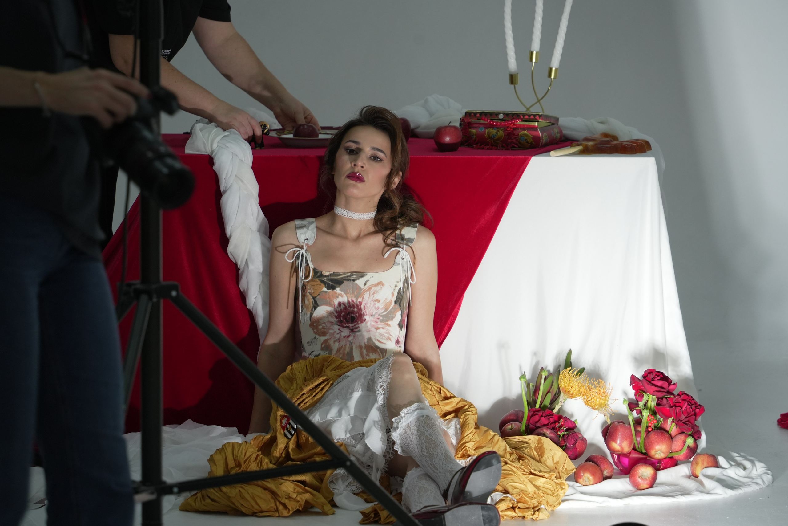 Репортаж с модного показа за кулисами