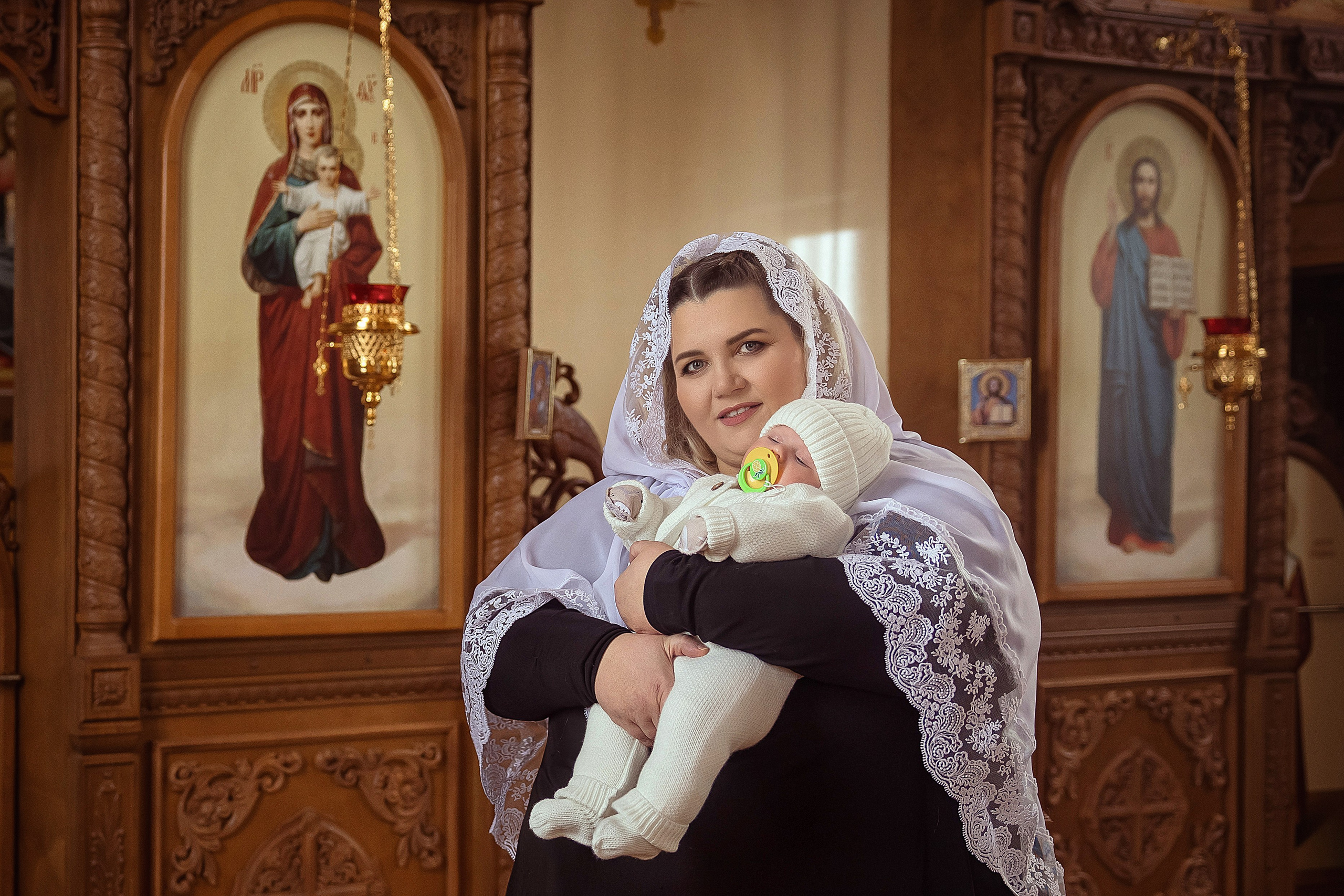 Крещение Евы храм Серафима Саровского. Фотограф на крещение и венчание