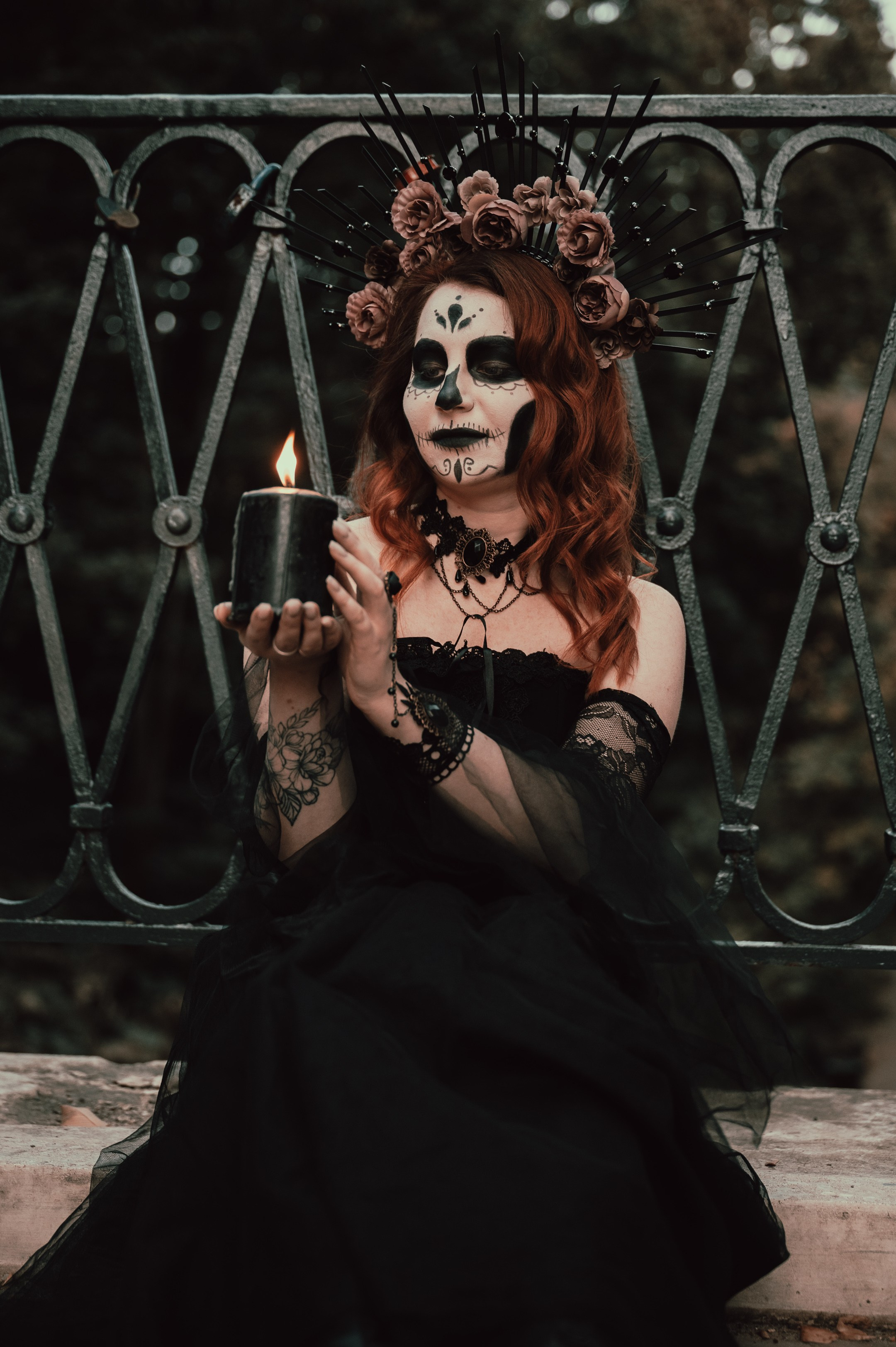 Halloween (Roman and Natalia). Photographer in Moscow Anna Chistiakova