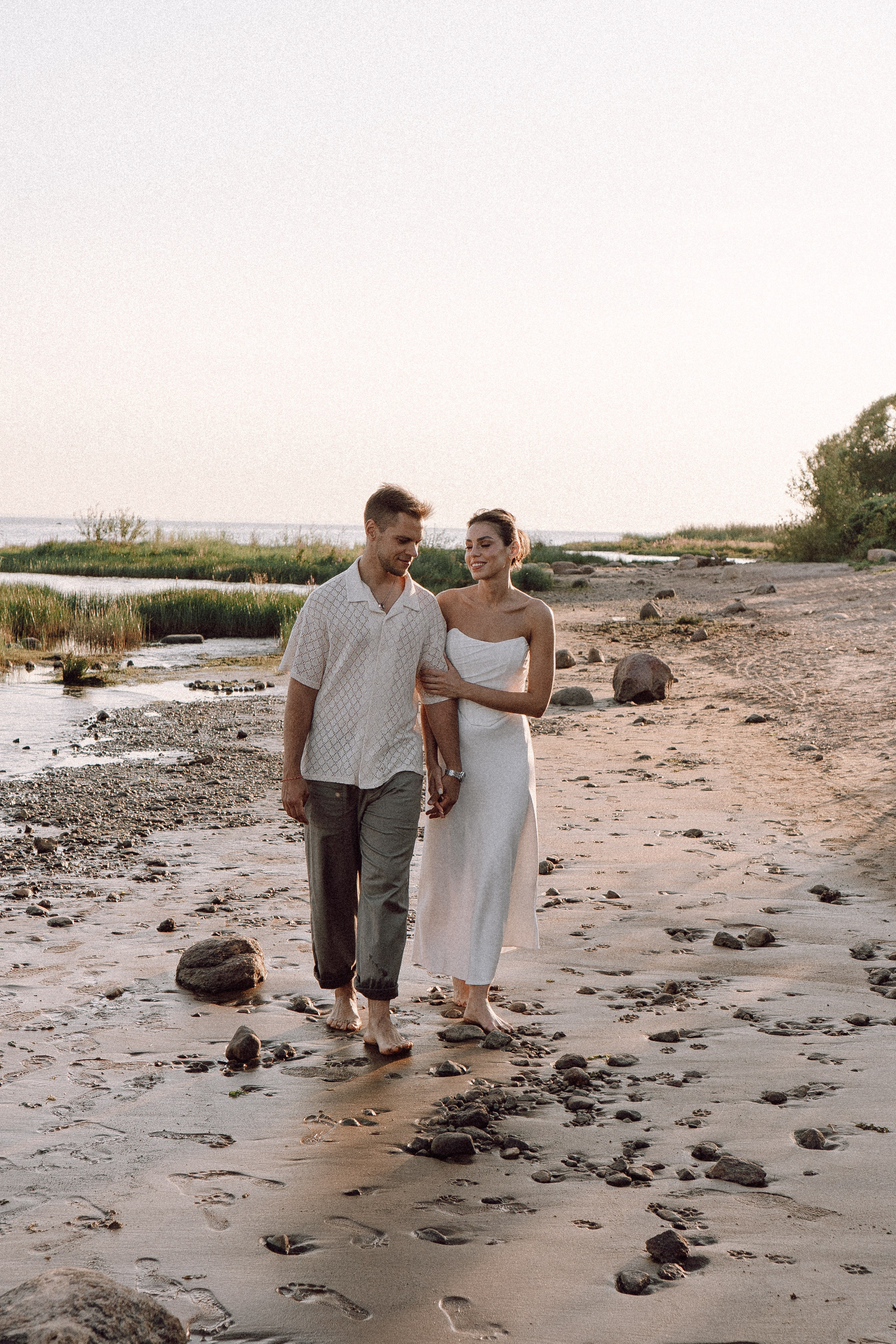 СВАДЕБНАЯ ФОТОСЕССИЯ ВЫЕЗДНОЙ ЦЕРЕМОНИИ (ФИНСКИЙ ЗАЛИВ). Профессиональный фотограф, Санкт-Петербург — Виктория Богомолова