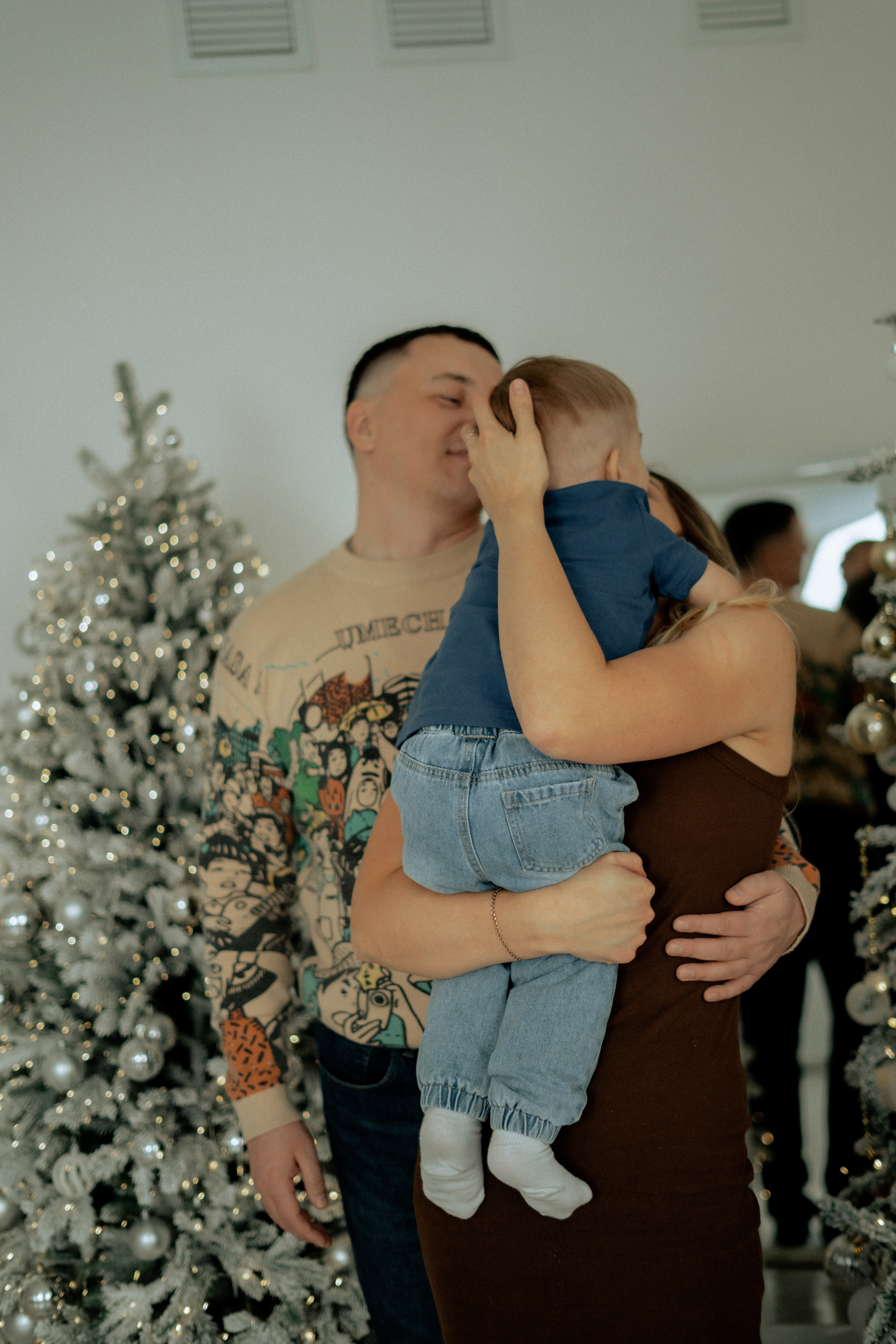 Студийная Новогодняя семейная съемка. Фотограф сахалин