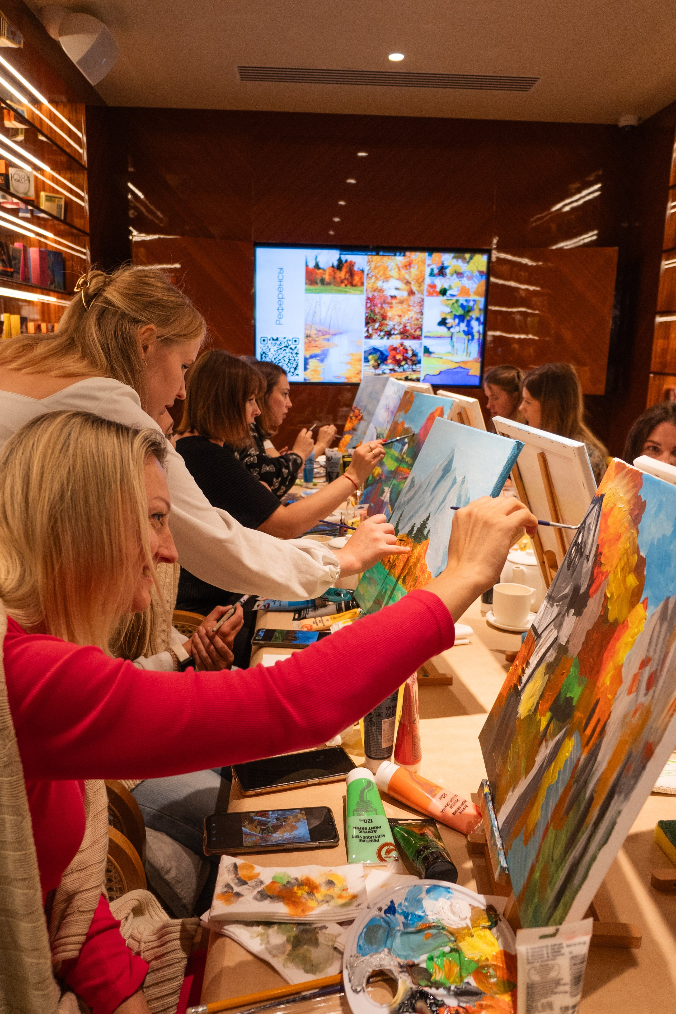 Корпоратив Teach Me Art 3. Портретный фотограф в Москве и Санкт-Петербурге Арина Чех