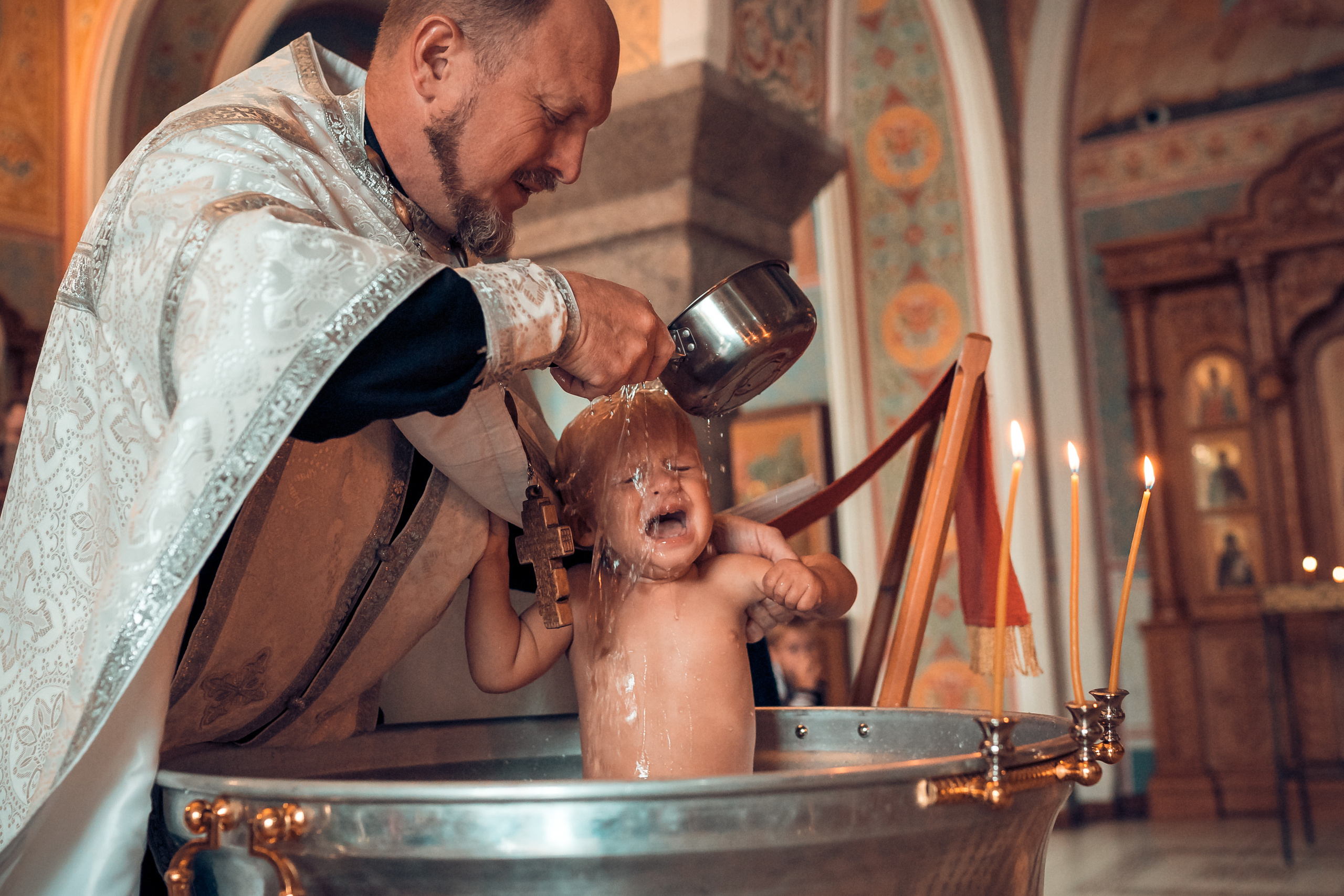 Крещение Льва Храм Иоанна Предтечи. Фотограф на Крещение и Венчание в Красноярске Рамазанова Юлия