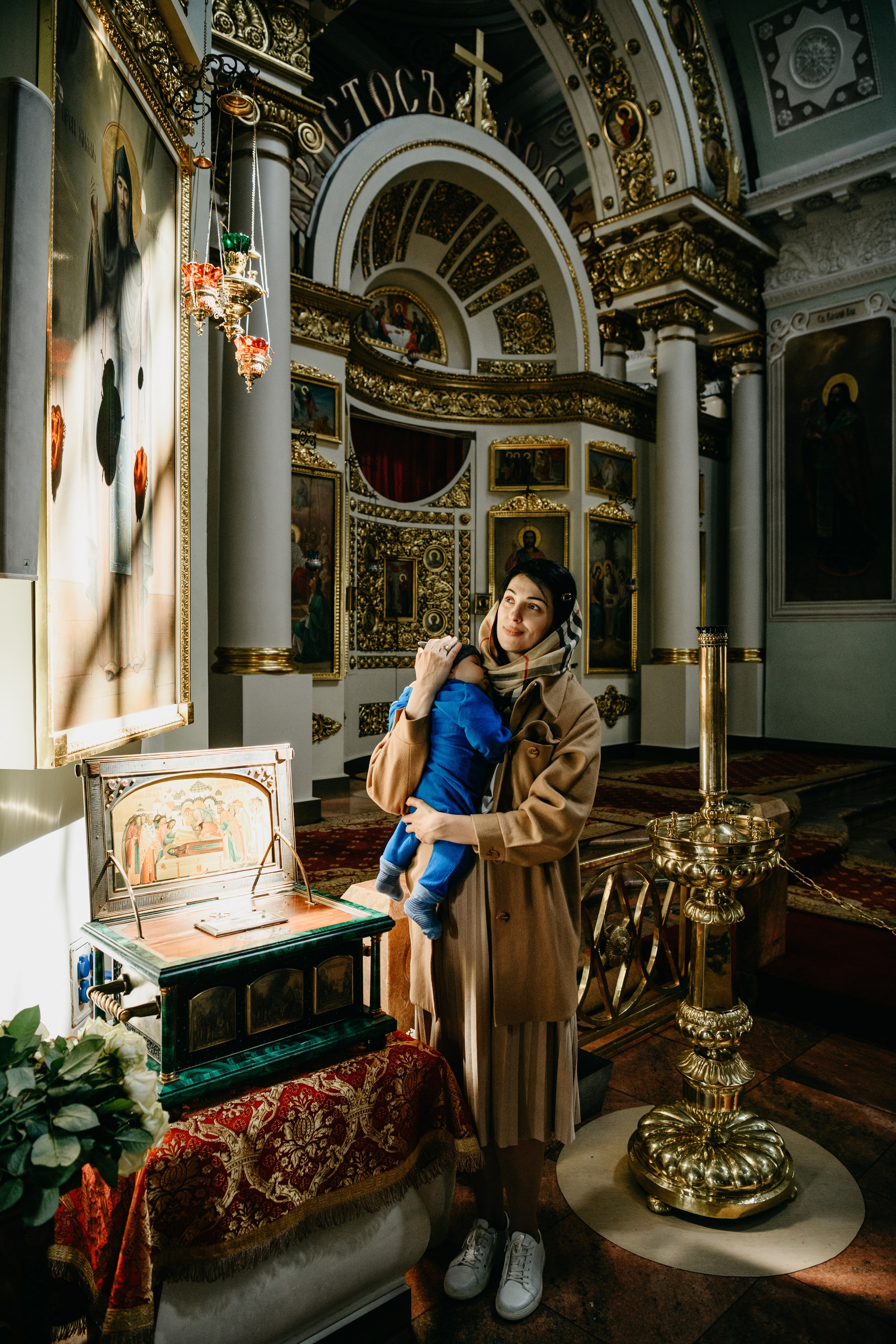 Крещение Александра. Фотограф на выписку из роддома в Москве и МО