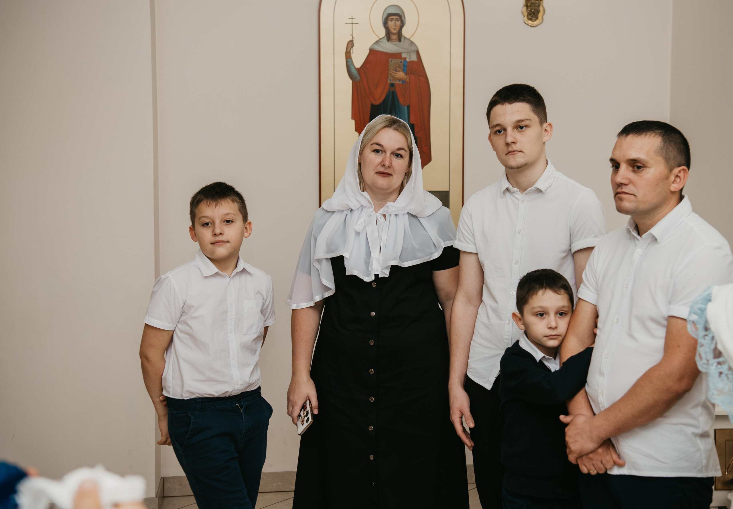 Крещение Евгения. Фотограф на выписку из роддома в Москве и МО