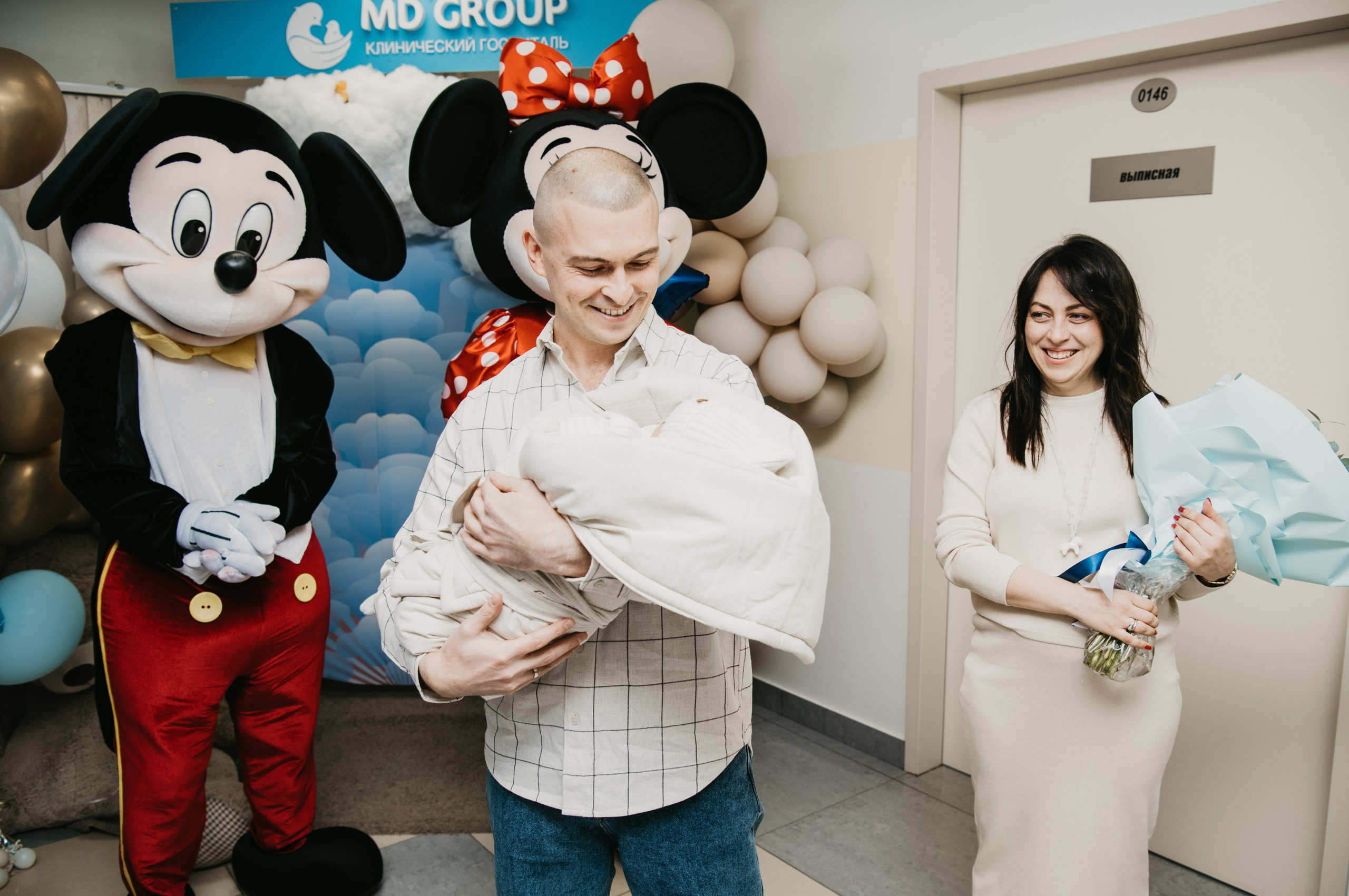 Выписка Назара. На Севастопольском. Фотограф на выписку из роддома в Москве и МО