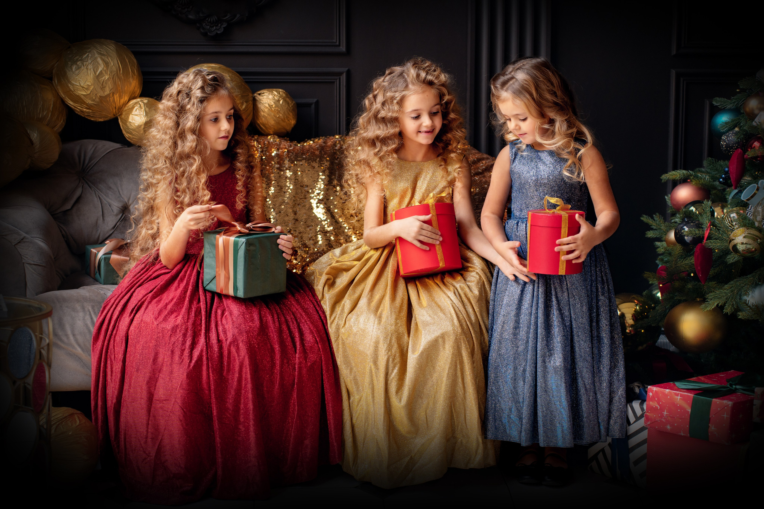 Семейная новогодняя съемка в Москве. Фотограф Ольга Чувалдина Москва