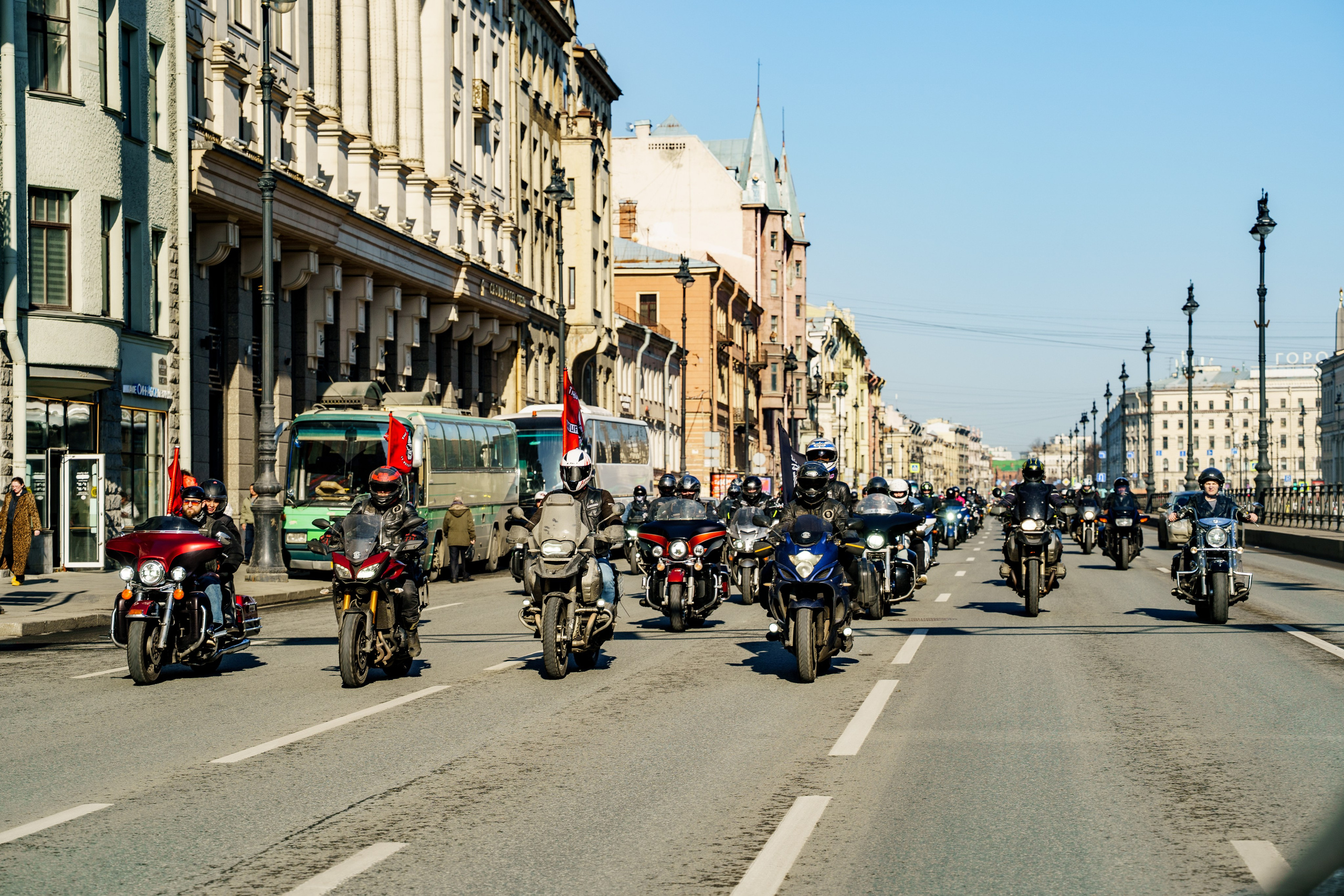 Прохват мотоклуба Norman Riders ч.1. Концертный и репортажный фотограф в Санкт-Петербурге Слава Пахомов