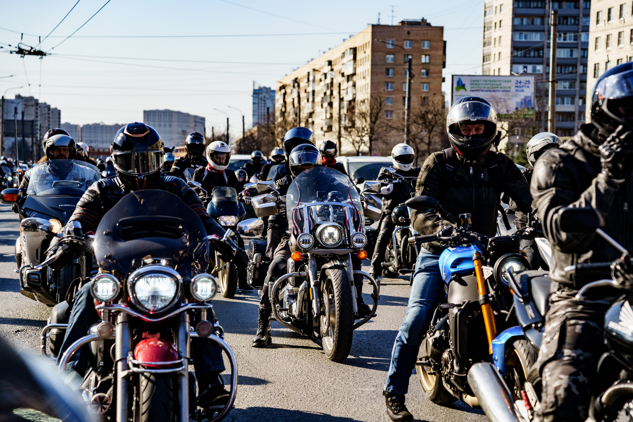 Прохват мотоклуба Norman Riders ч.1. Концертный и репортажный фотограф в Санкт-Петербурге Слава Пахомов