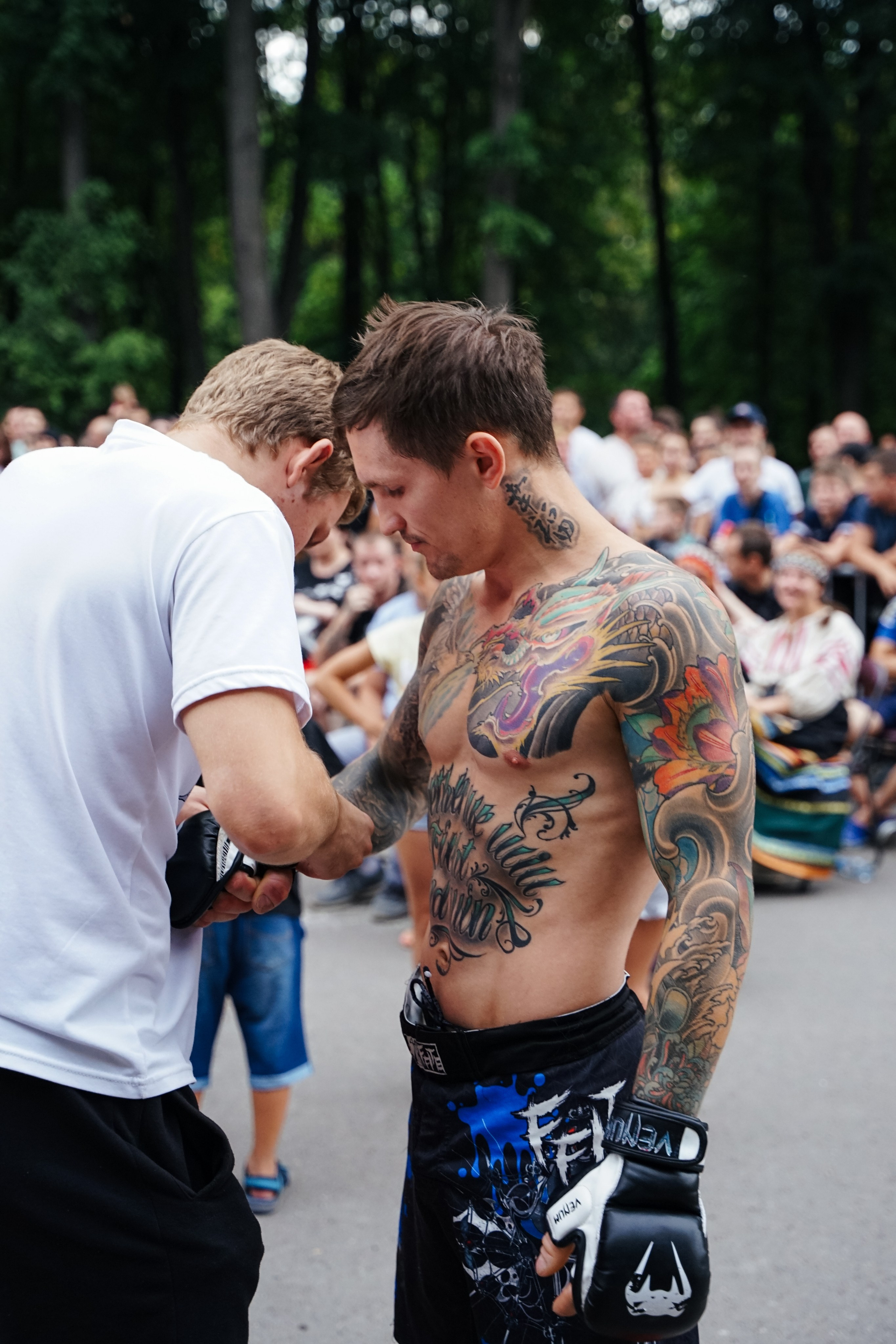 Вечер боев в ЦПКиО. Фотограф Надежда Погребняк | Рязань | Москва