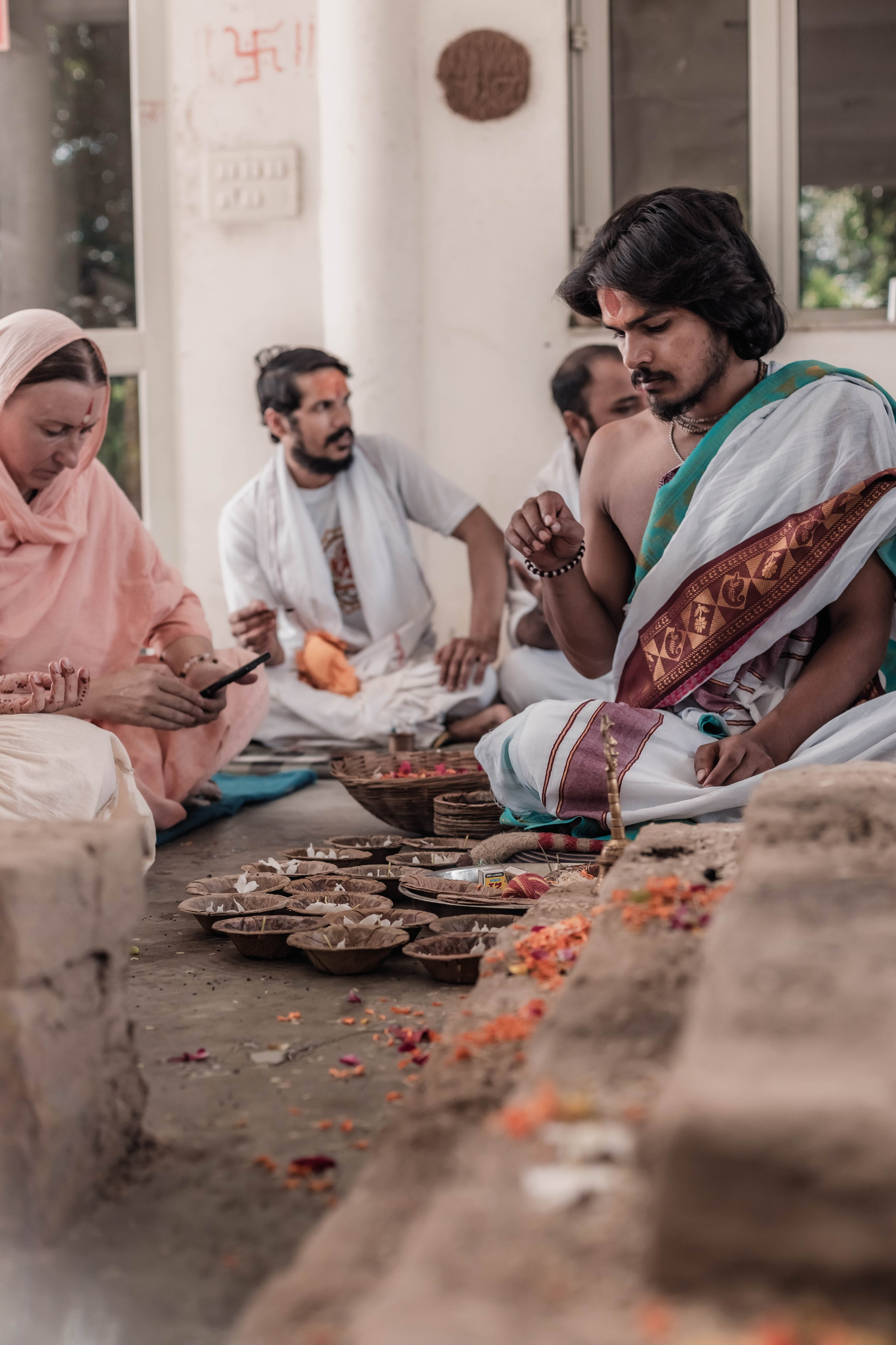 Pitri Paksha yagyas & poojas Devraha Baba ji ashram. Mariam Bagdasaryan