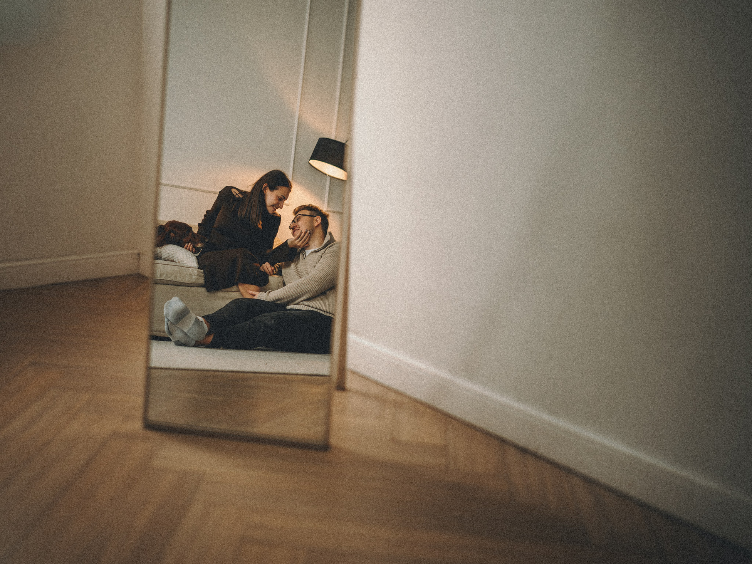 Маша, Илья и Локи. Семейный фотограф анималист Ананьева Мария — Москва