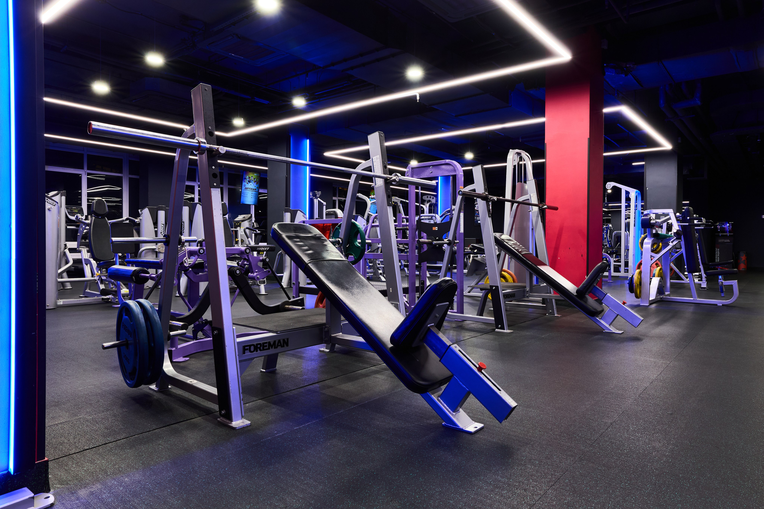 Интерьерная съёмка фитнесс клубов и спортивных площадок. КонТайм: профессиональная съемка для организаций