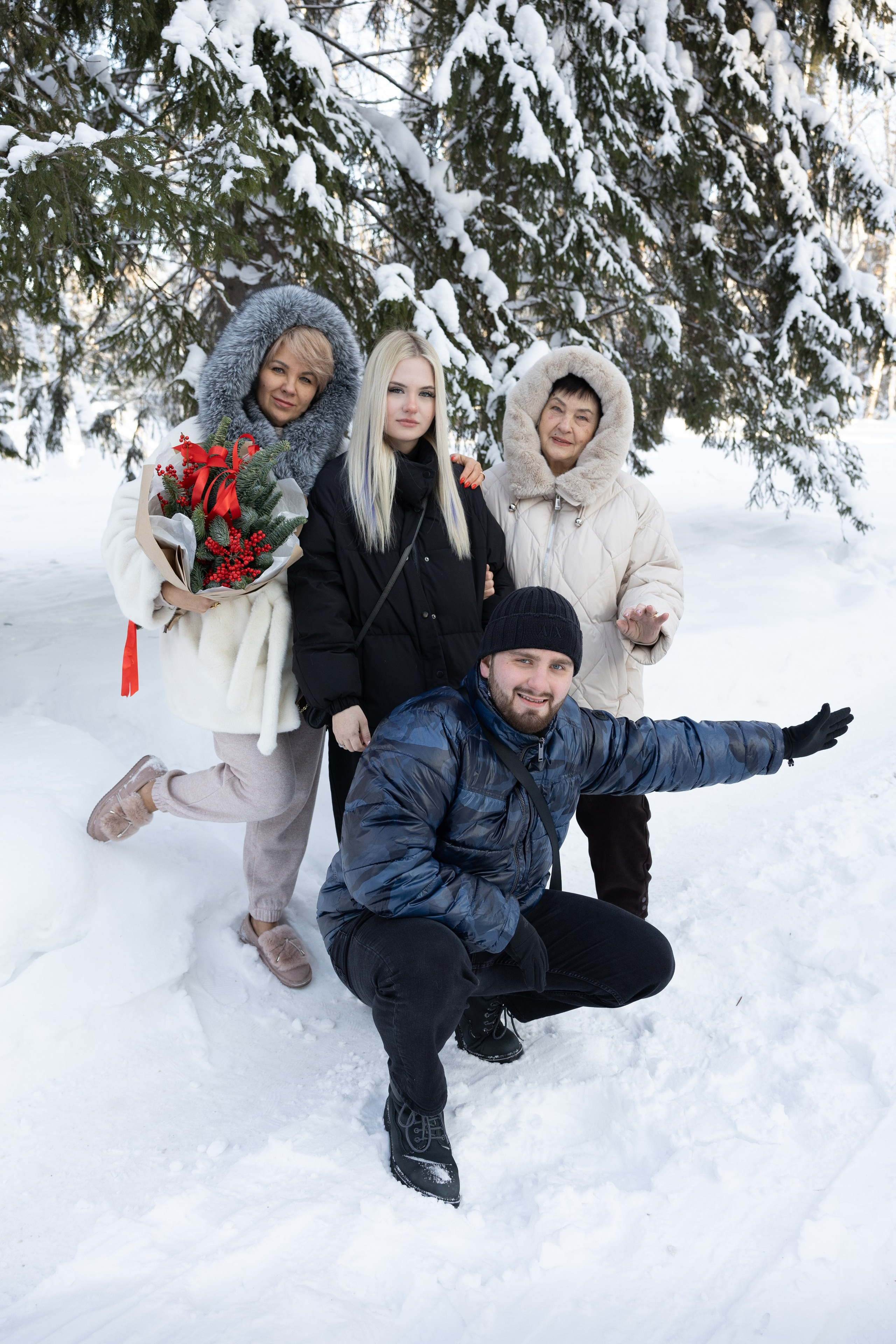 Новогодние. Фотограф Новосибирск, Академгородок, Бердск — Айна