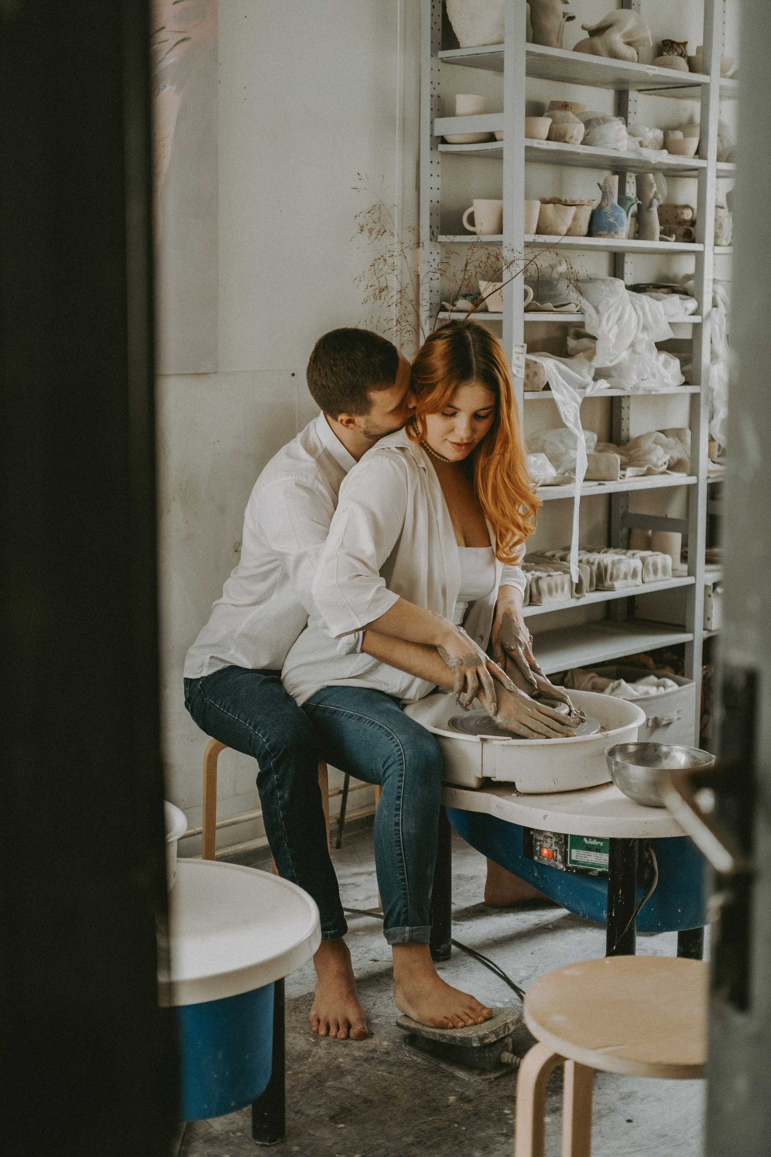 Фотосессия в гончарной мастерской. Семейный фотограф в Москве Кристина Маркос