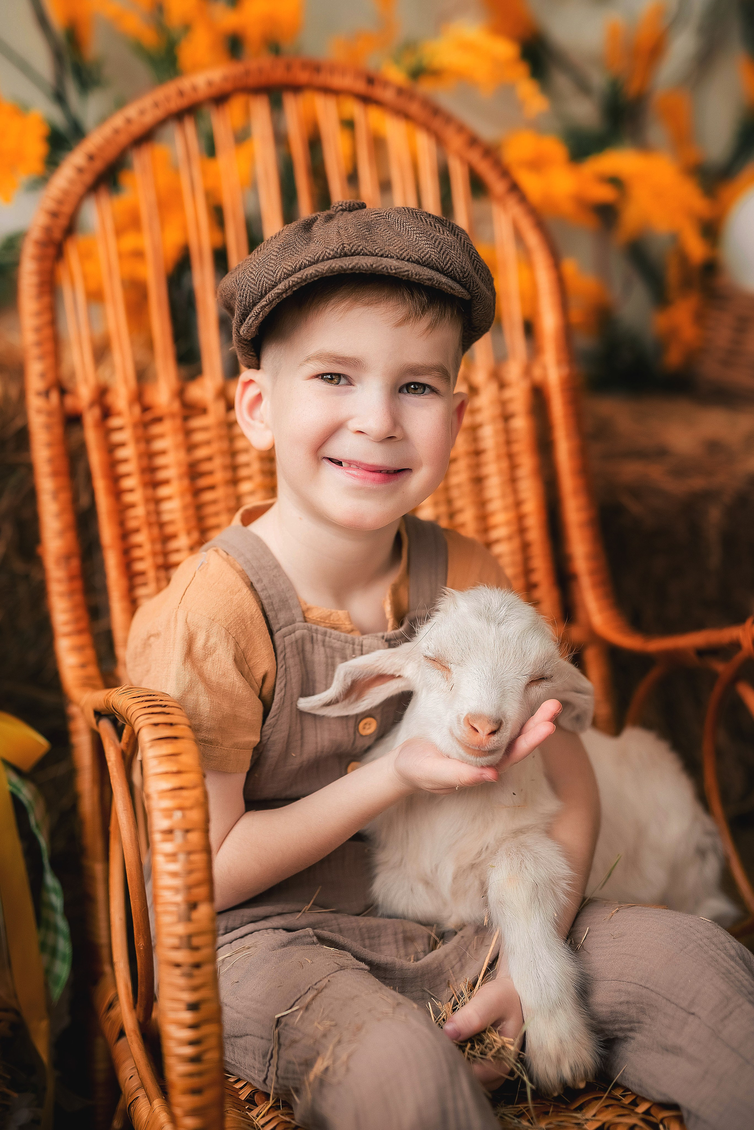 Фотосессия с козленком. Семейный, детский фотограф в Воронеже Анна Никитина