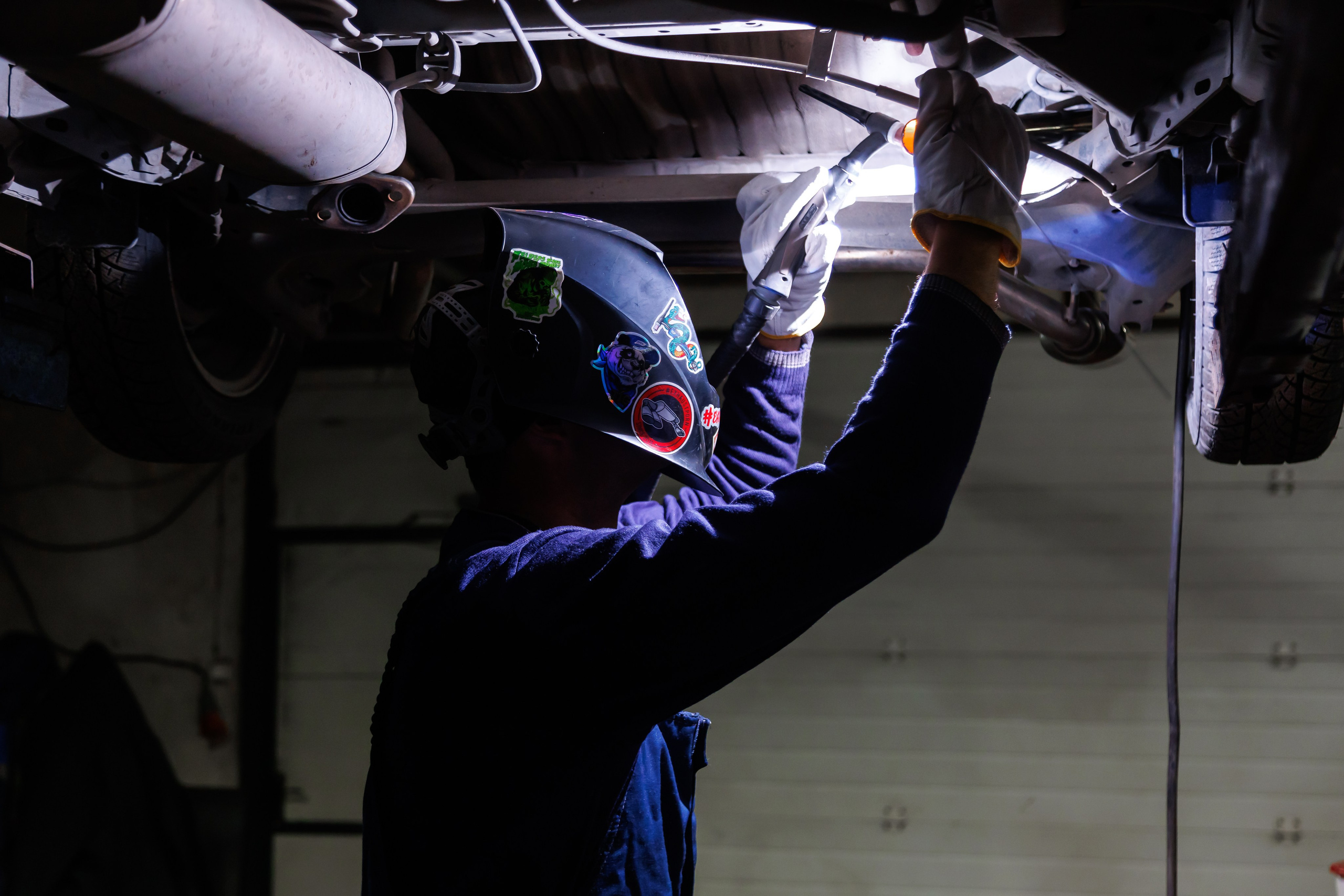 Сварка. Фотограф Антон Клейнос, Владивосток