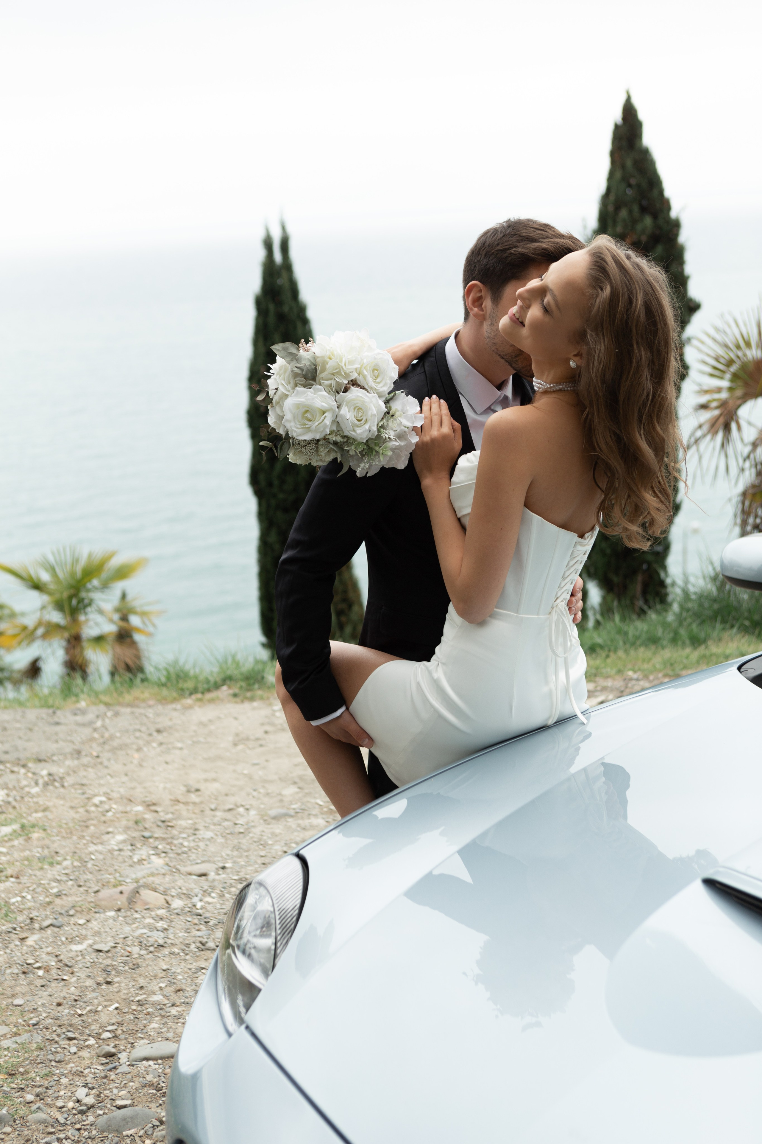 Свадебный фотограф в Сочи — Свадьба Дениса и Александры на берегу моря. Свадебный фотограф Ростов на Дону / Таганрог — Усачева Анастасия