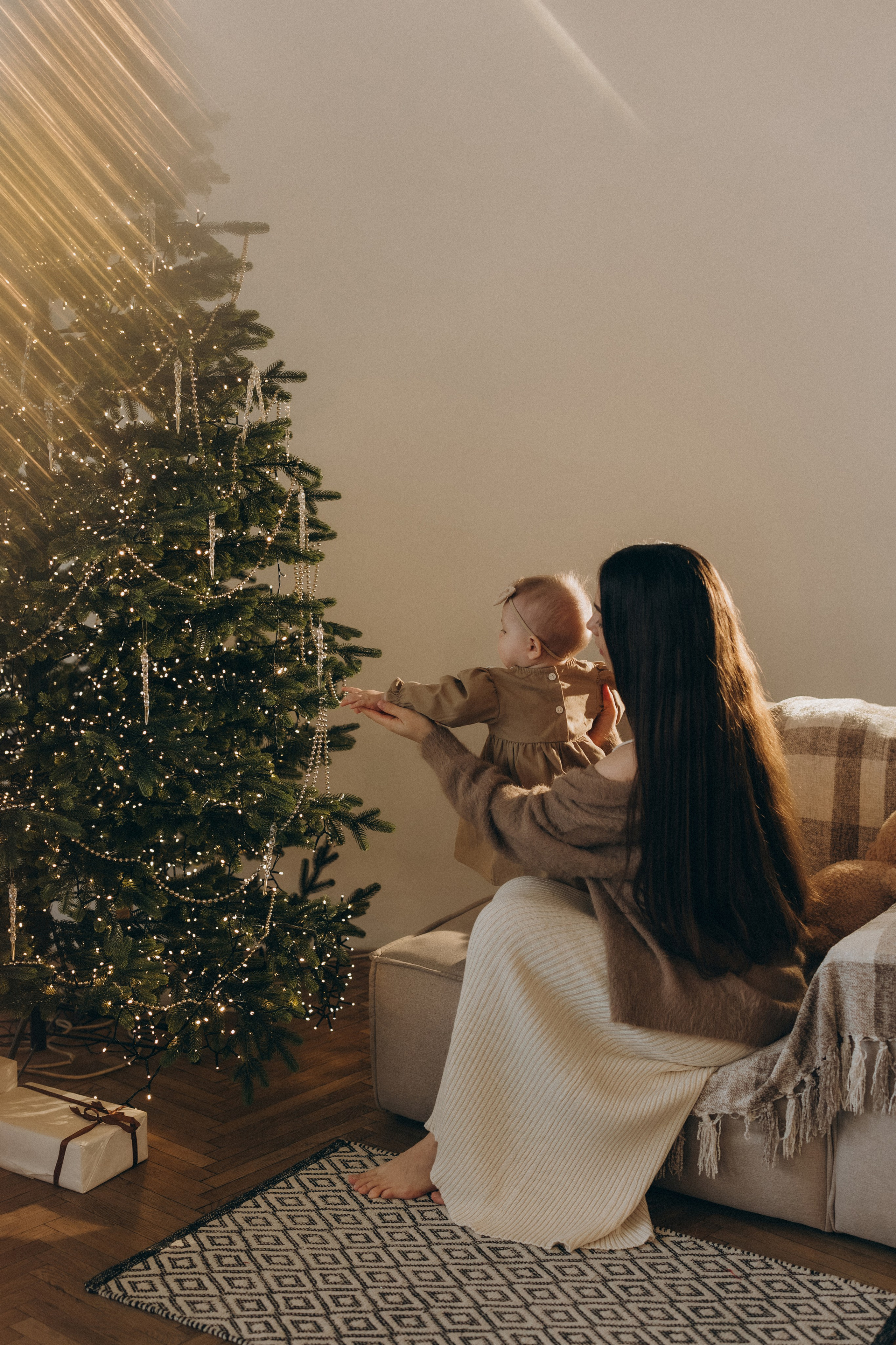 Семейная новогодняя фотосессия. Фотограф Москва Виктория-Антуанетта