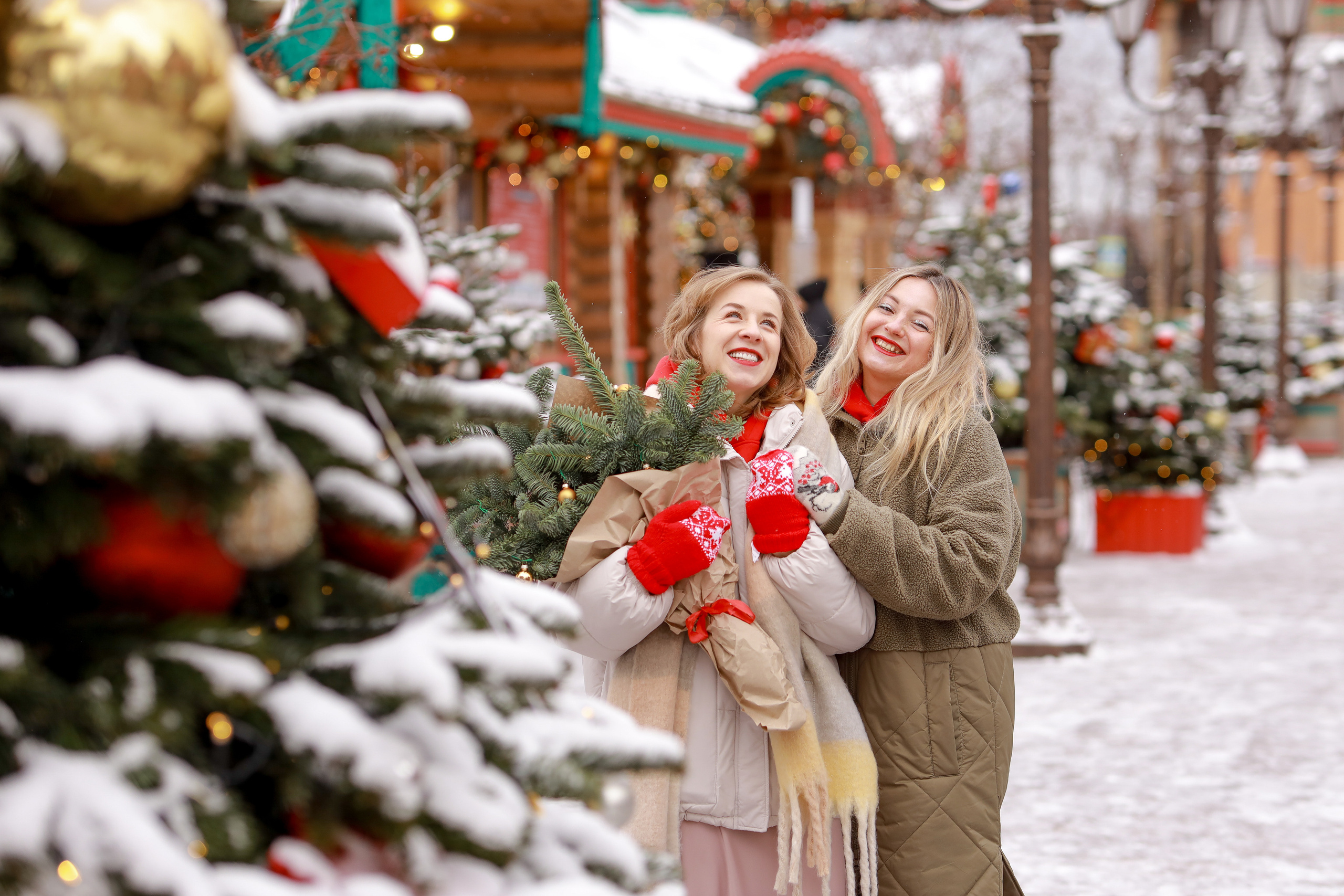 Новогодняя фотопрогулка. Семейный и женский фотограф в Москве и Подольске Анна Корн