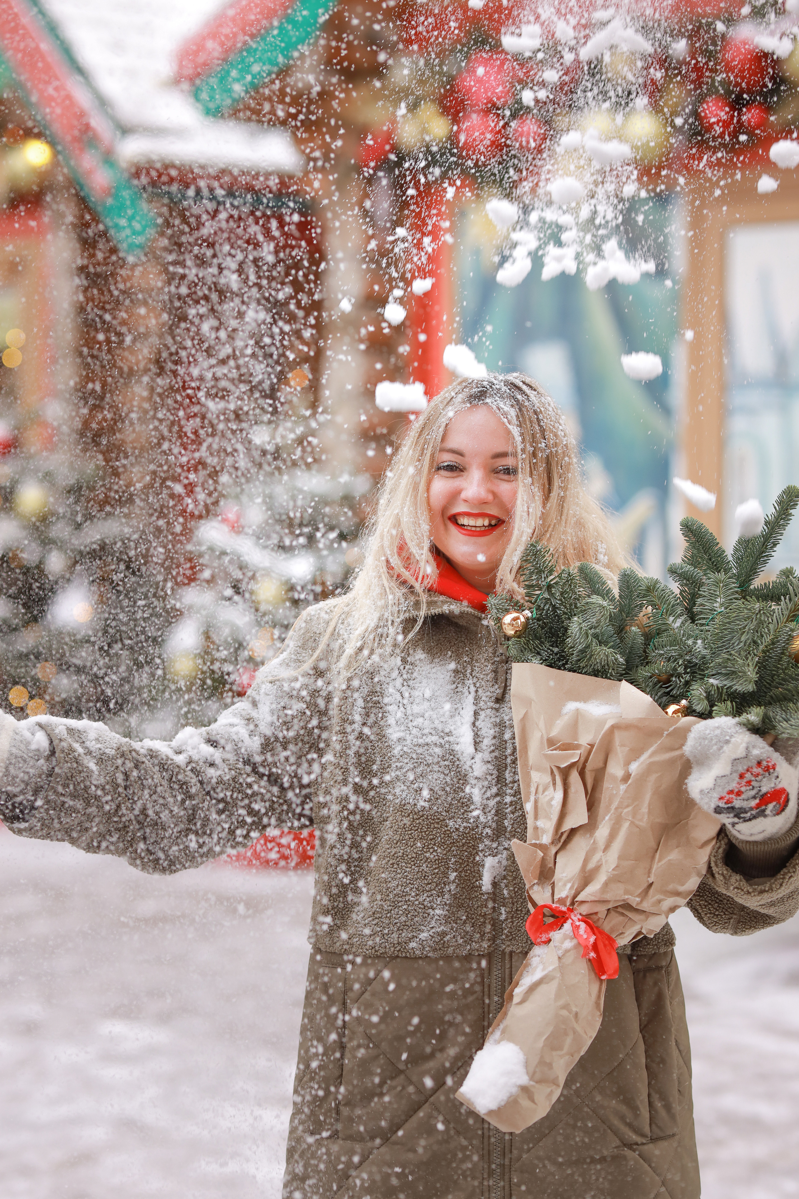 Новогодняя фотопрогулка. Семейный и женский фотограф в Москве и Подольске Анна Корн