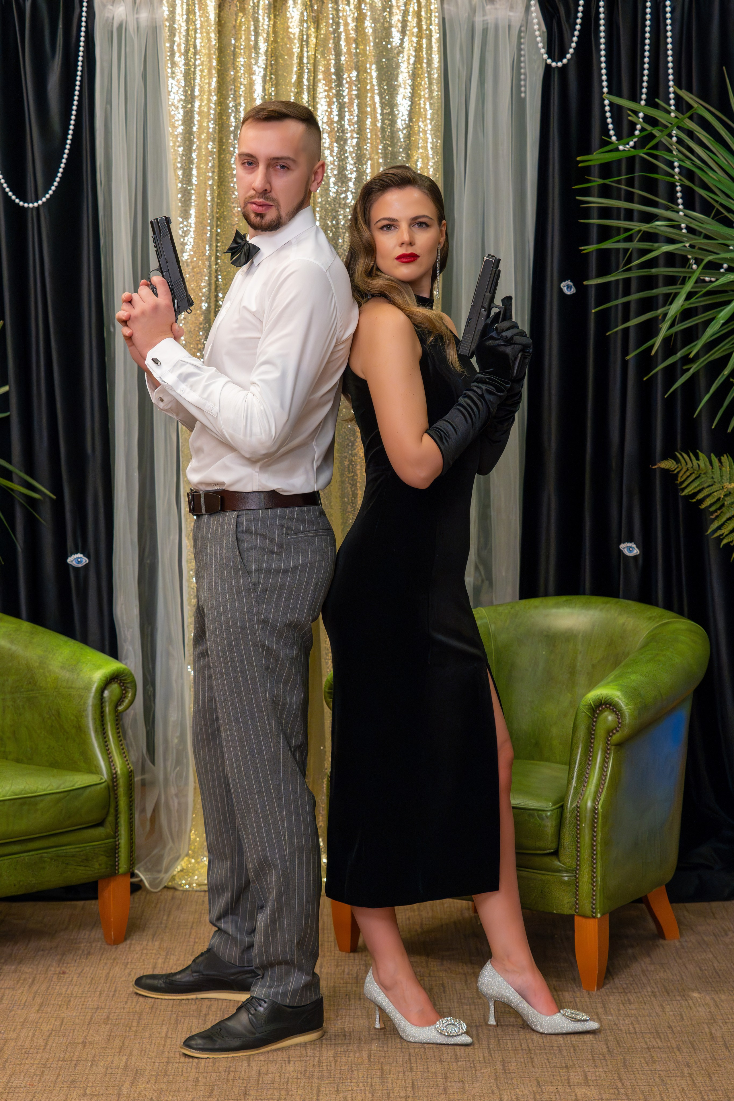 Новый год в стиле Great Gatsby. Репортажный фотограф в Красной Поляне и Сочи Павлюченко Екатерина