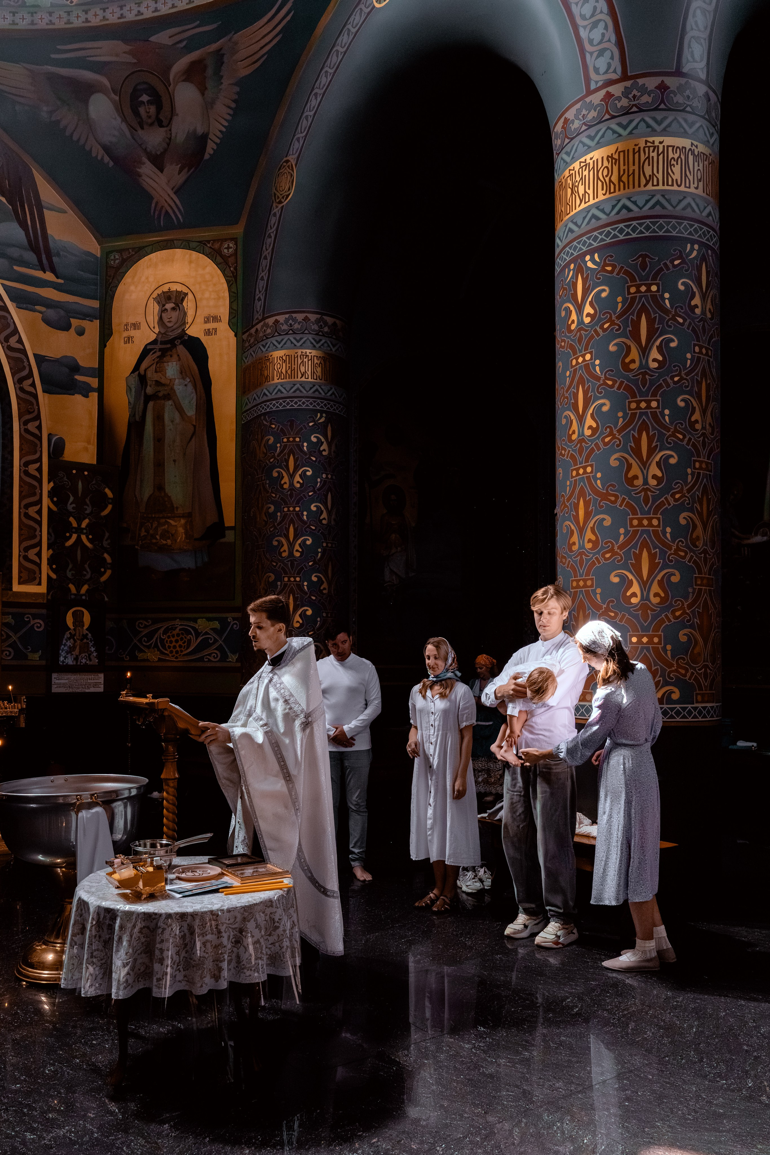 Крещение Матвея. Репортажный фотограф в Красной Поляне и Сочи Павлюченко Екатерина