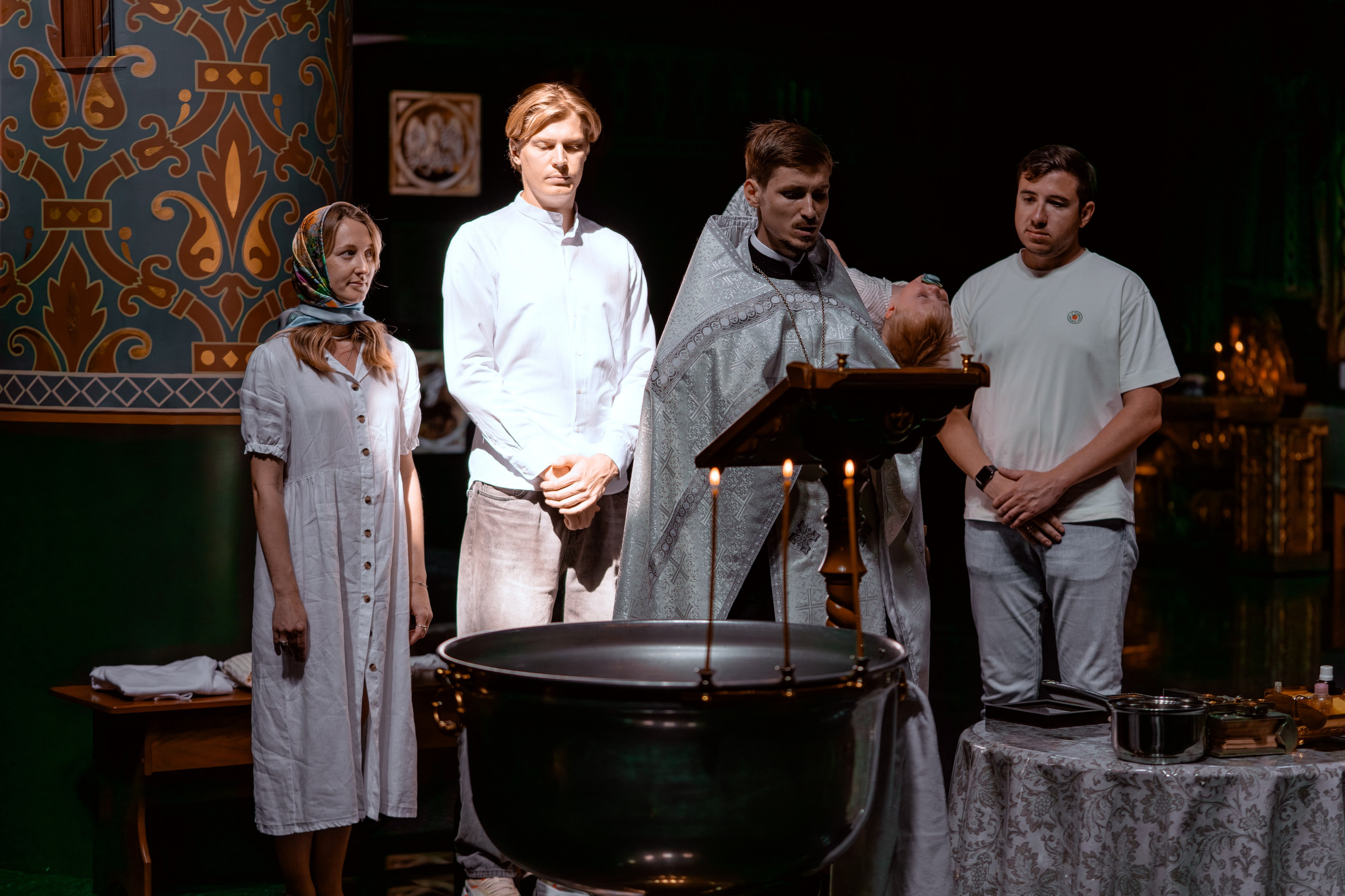 Крещение Матвея. Репортажный фотограф в Красной Поляне и Сочи Павлюченко Екатерина