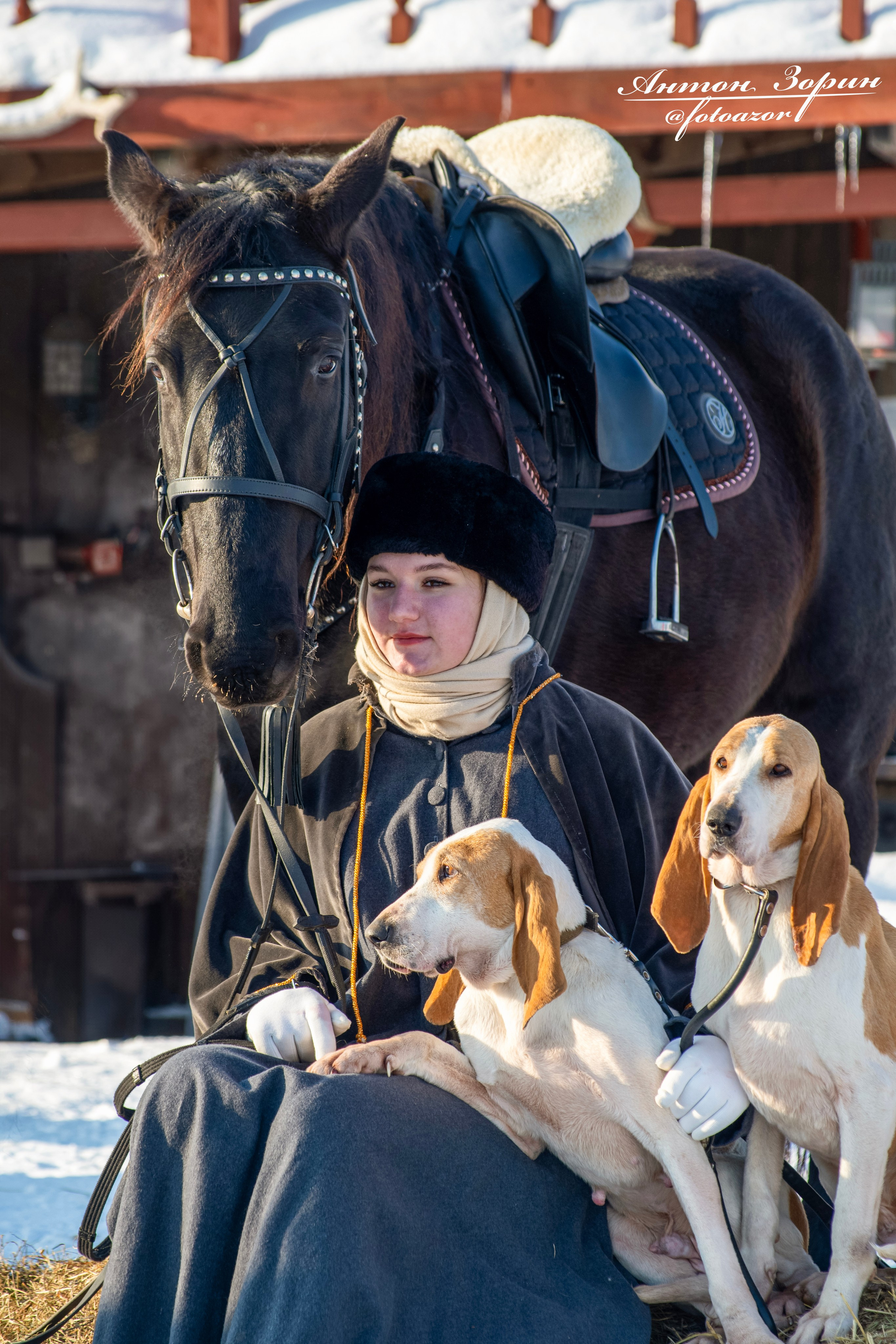 Конная охота. Семейный и детский фотограф Антон Зорин