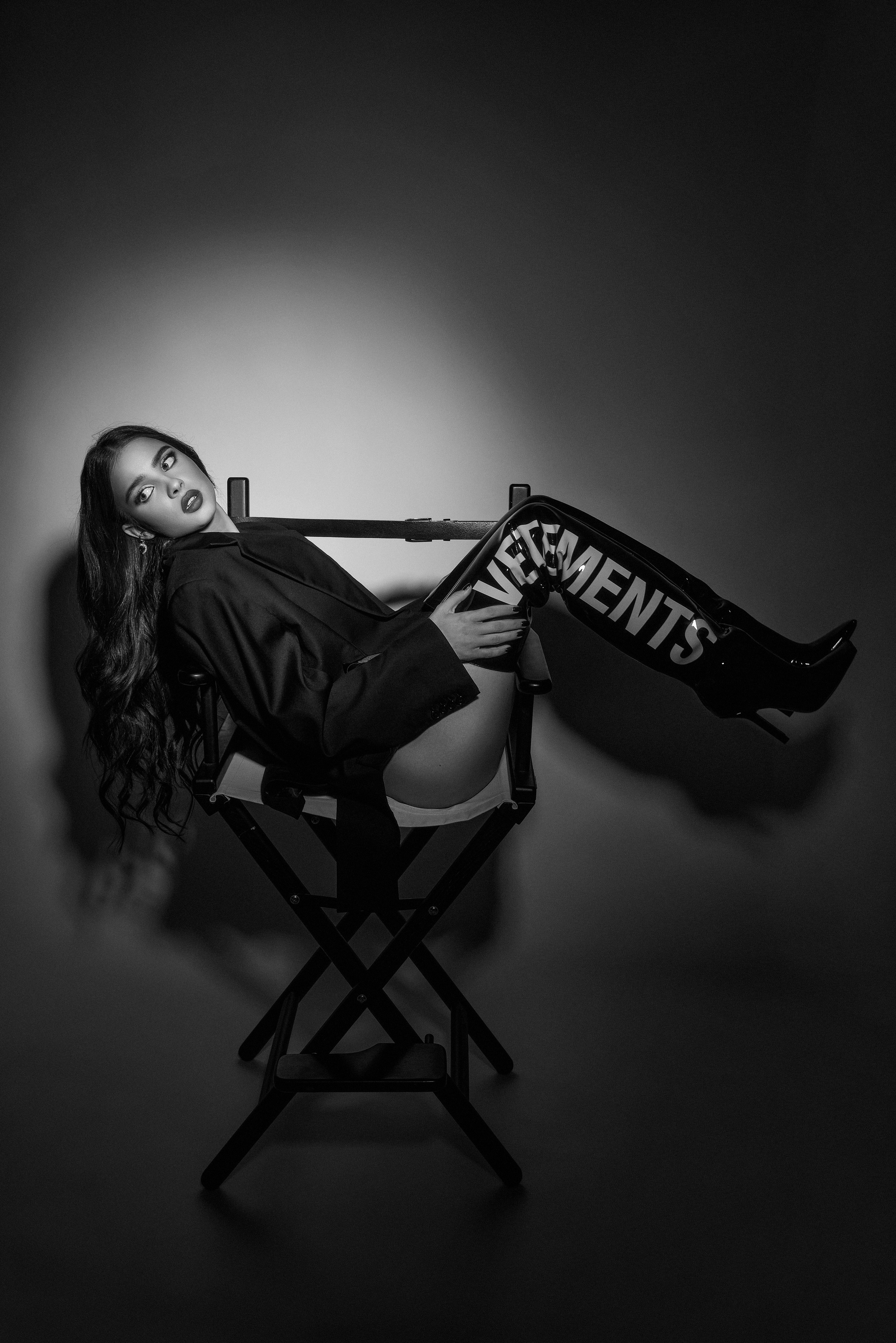 Портретная фотосессия для Dayana Offi (Baby D) в моей студии на ZilArt. Андрей Лоос фотограф стилист Москва