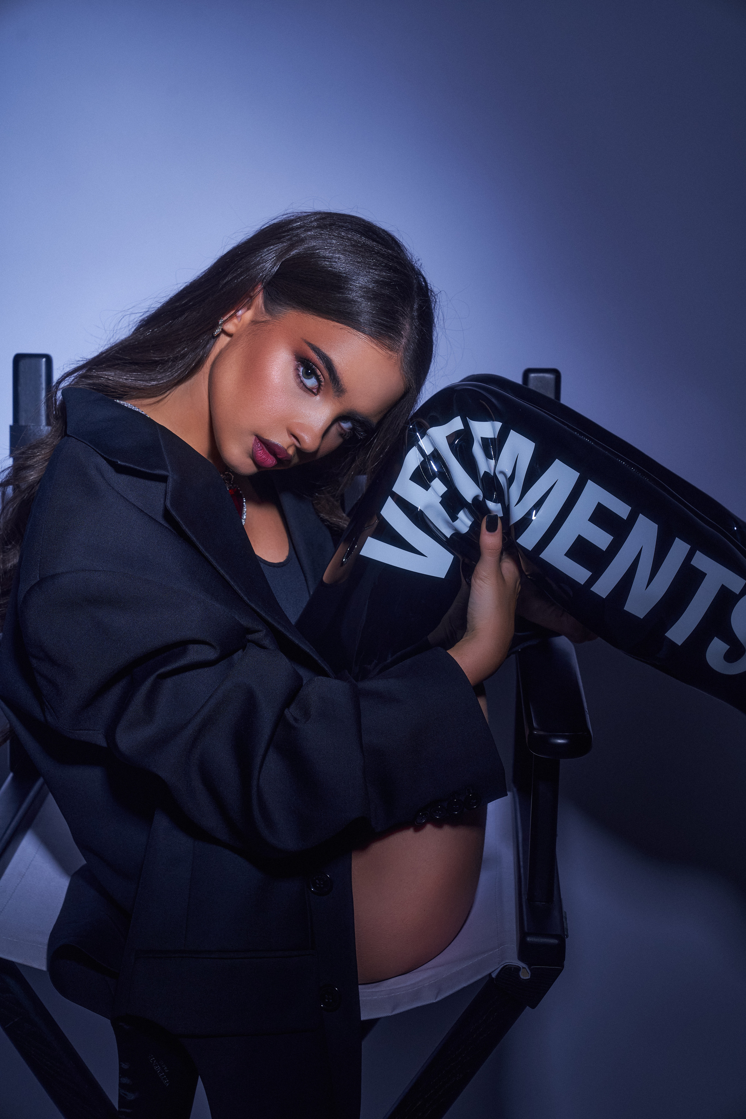 Портретная фотосессия для Dayana Offi (Baby D) в моей студии на ZilArt. Андрей Лоос фотограф стилист Москва