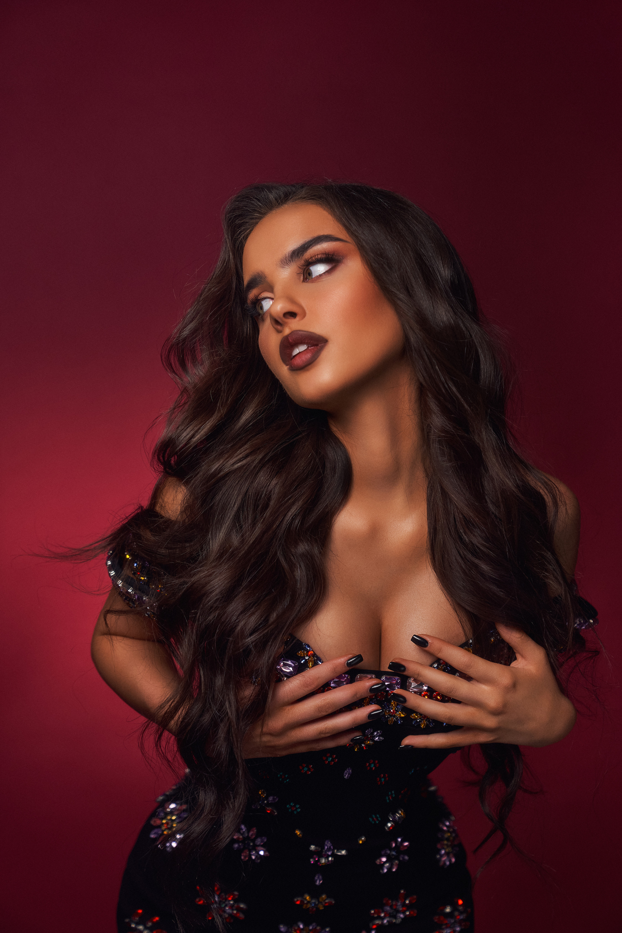 Портретная фотосессия для Dayana Offi (Baby D) в моей студии на ZilArt. Андрей Лоос фотограф стилист Москва