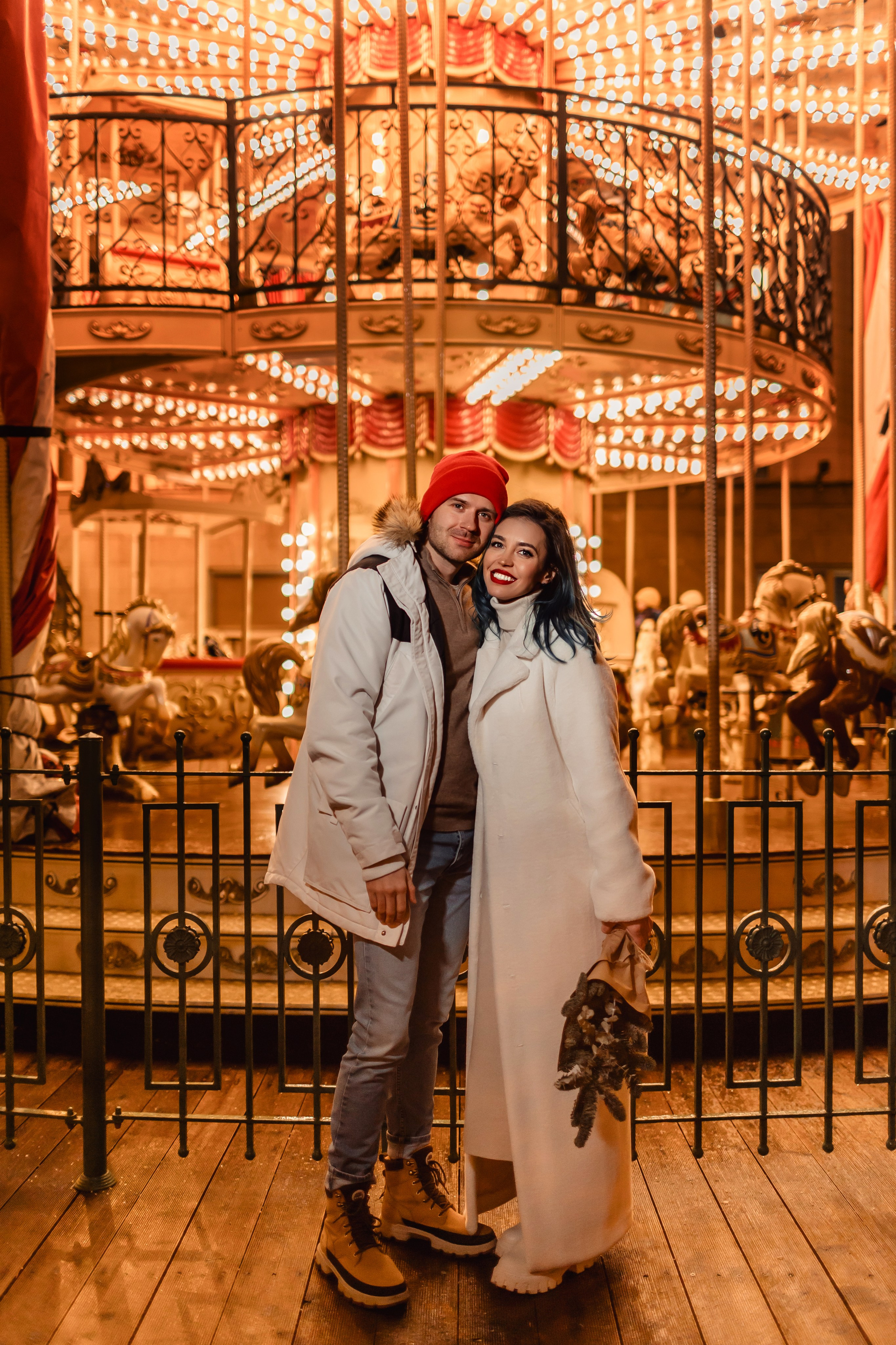 Новогодняя фотосессия в городе, lovestory. Семейный фотограф Надя Мелисова, фотограф беременности, Москва