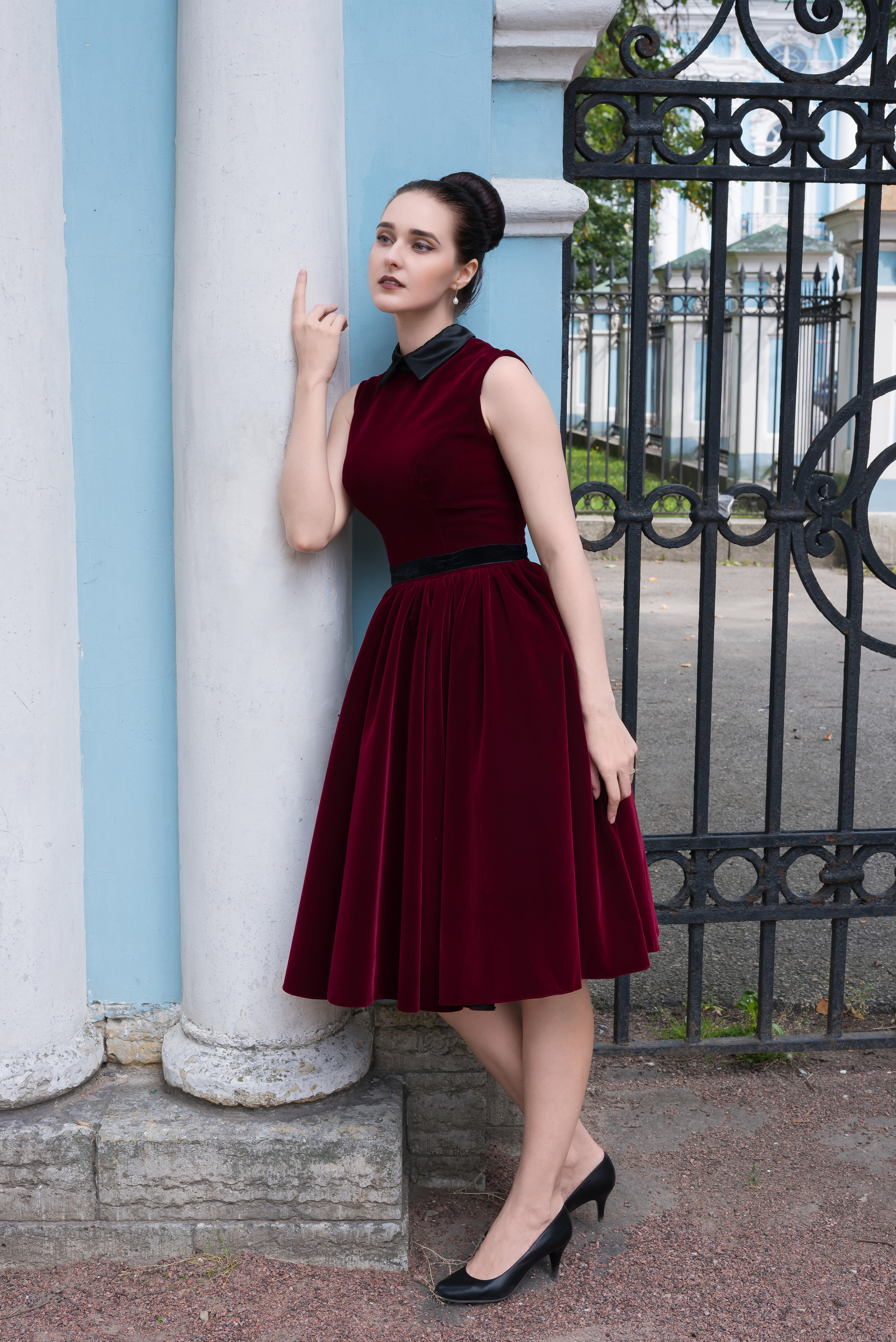 Съёмка для бутика винтажных платьев Zapaka. Фотограф, ретушёр, графический дизайнер в Петербурге Адрианова Настя