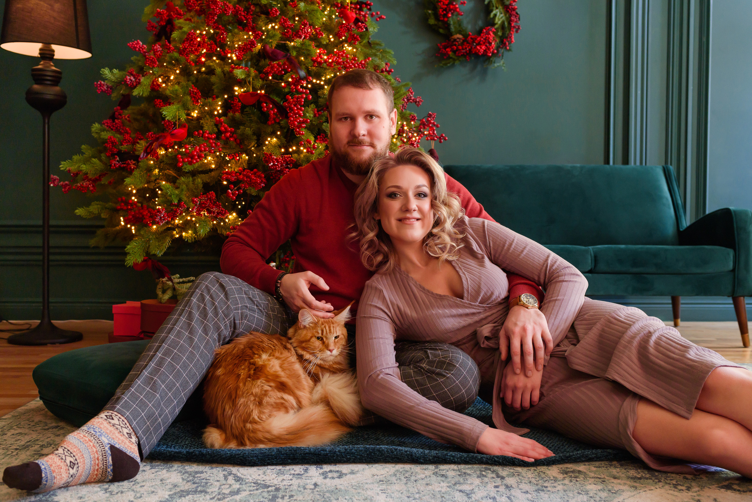 New Year с мейнкуном. Фотограф, ретушёр, графический дизайнер в Петербурге Адрианова Настя