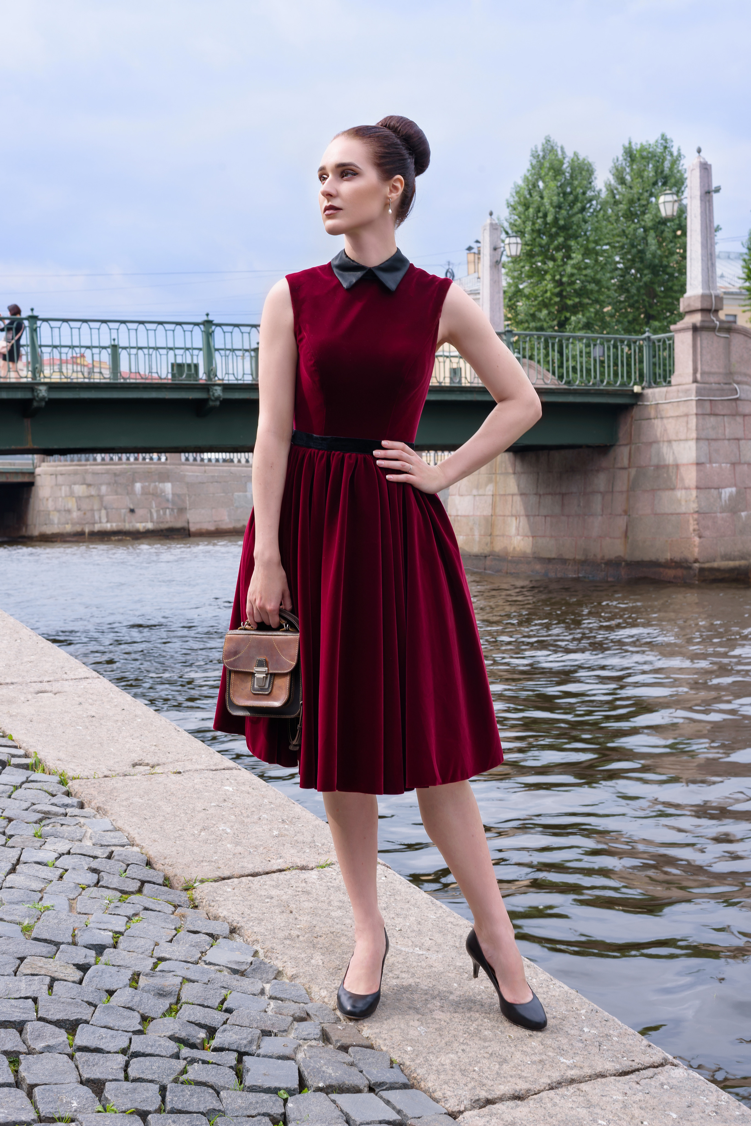 Съёмка для бутика винтажных платьев Zapaka. Фотограф, ретушёр, графический дизайнер в Петербурге Адрианова Настя