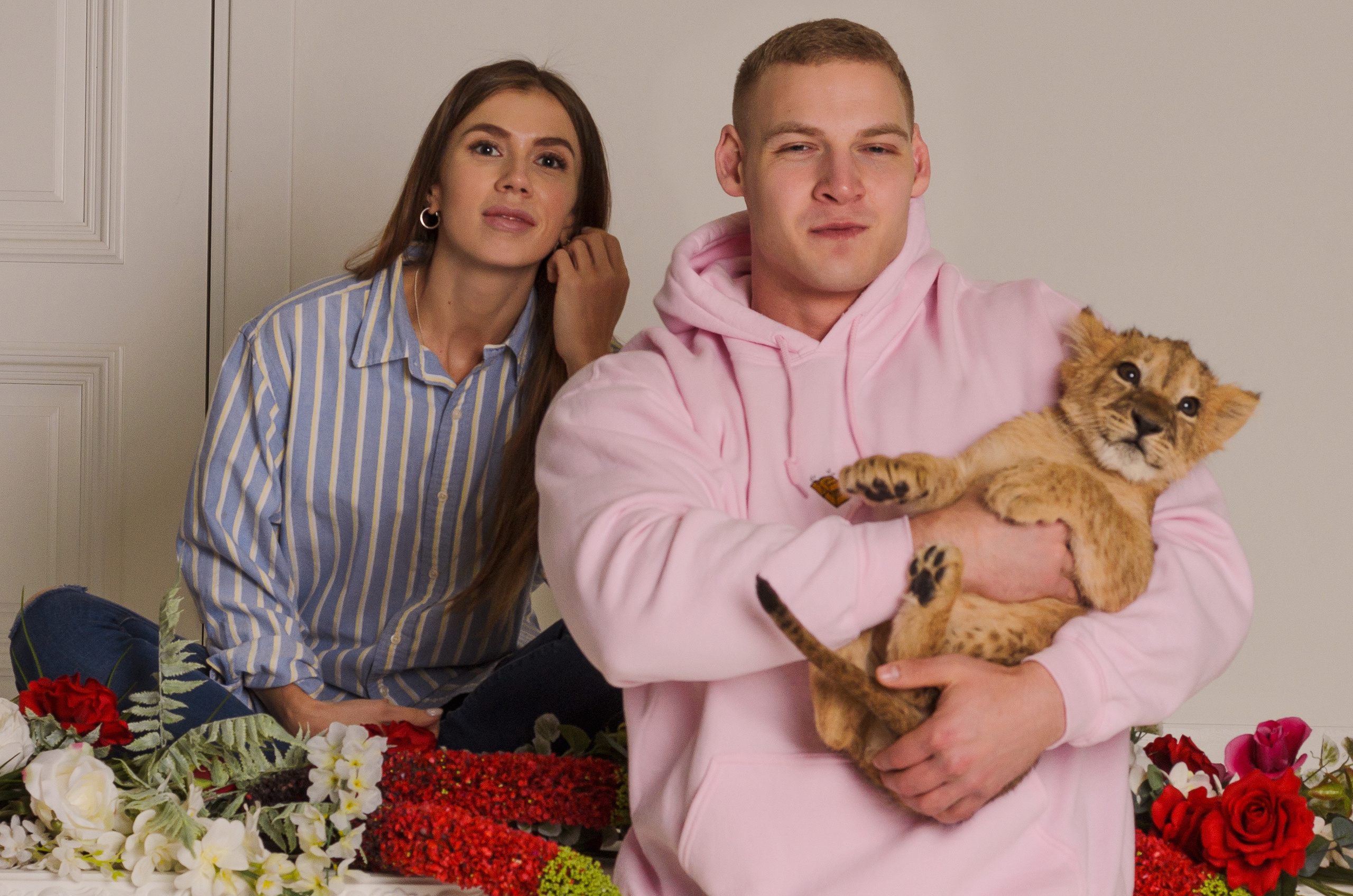 Съёмка со львицей Симоной. Фотограф, ретушёр, графический дизайнер в Петербурге Адрианова Настя