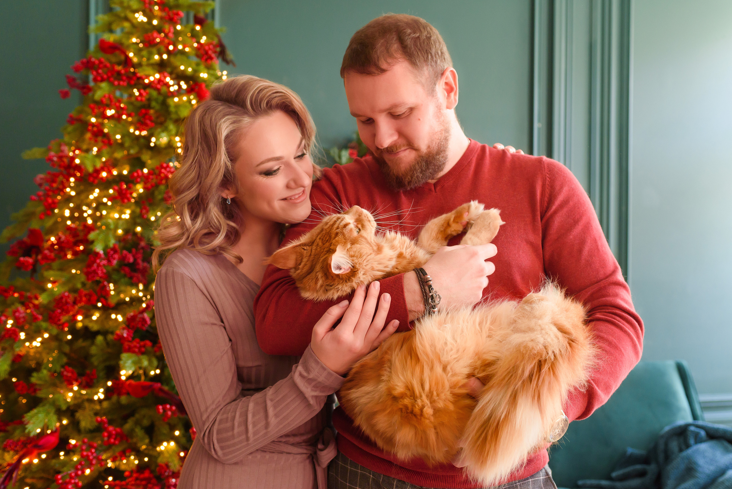 New Year с мейнкуном. Фотограф, ретушёр, графический дизайнер в Петербурге Адрианова Настя