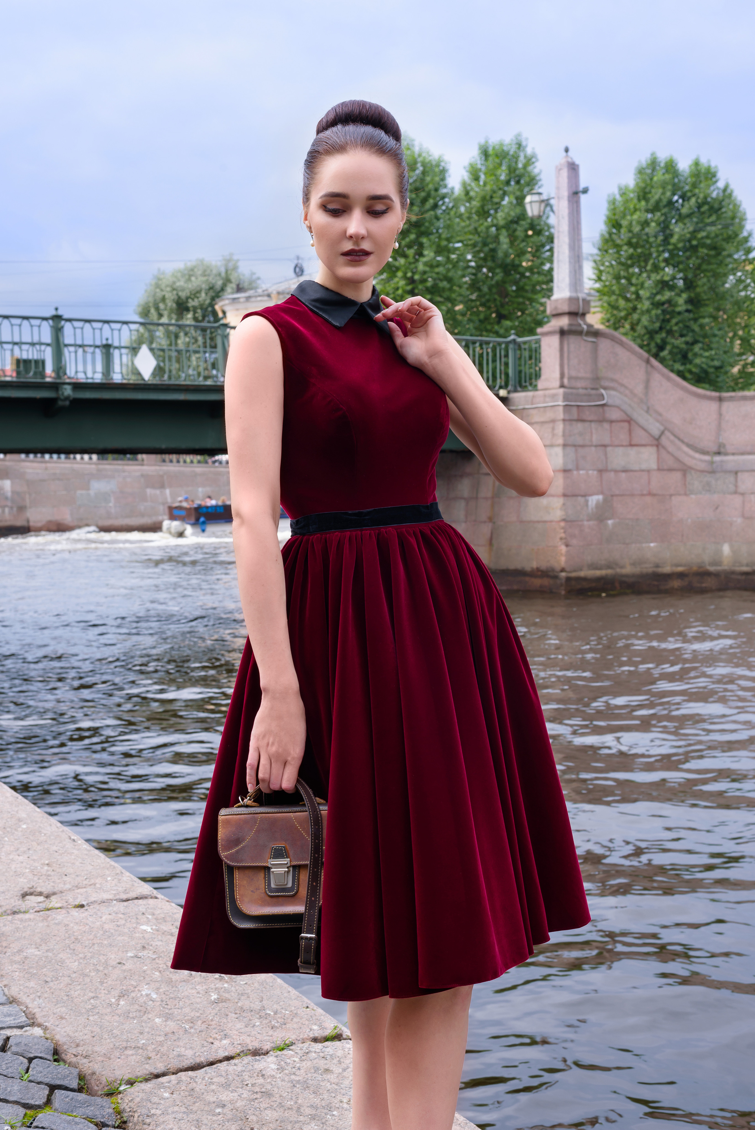 Съёмка для бутика винтажных платьев Zapaka. Фотограф, ретушёр, графический дизайнер в Петербурге Адрианова Настя