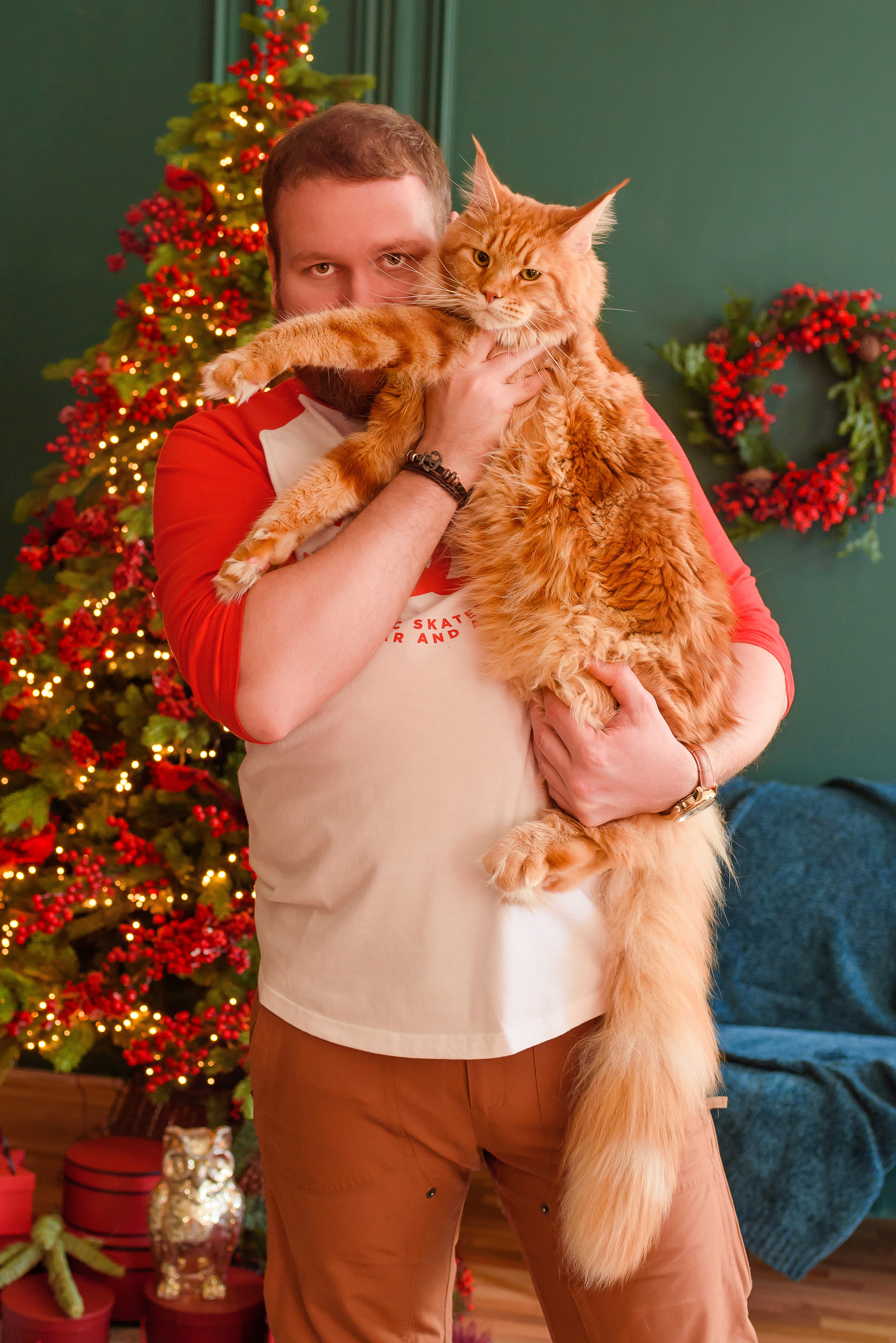 New Year с мейнкуном. Фотограф, ретушёр, графический дизайнер в Петербурге Адрианова Настя