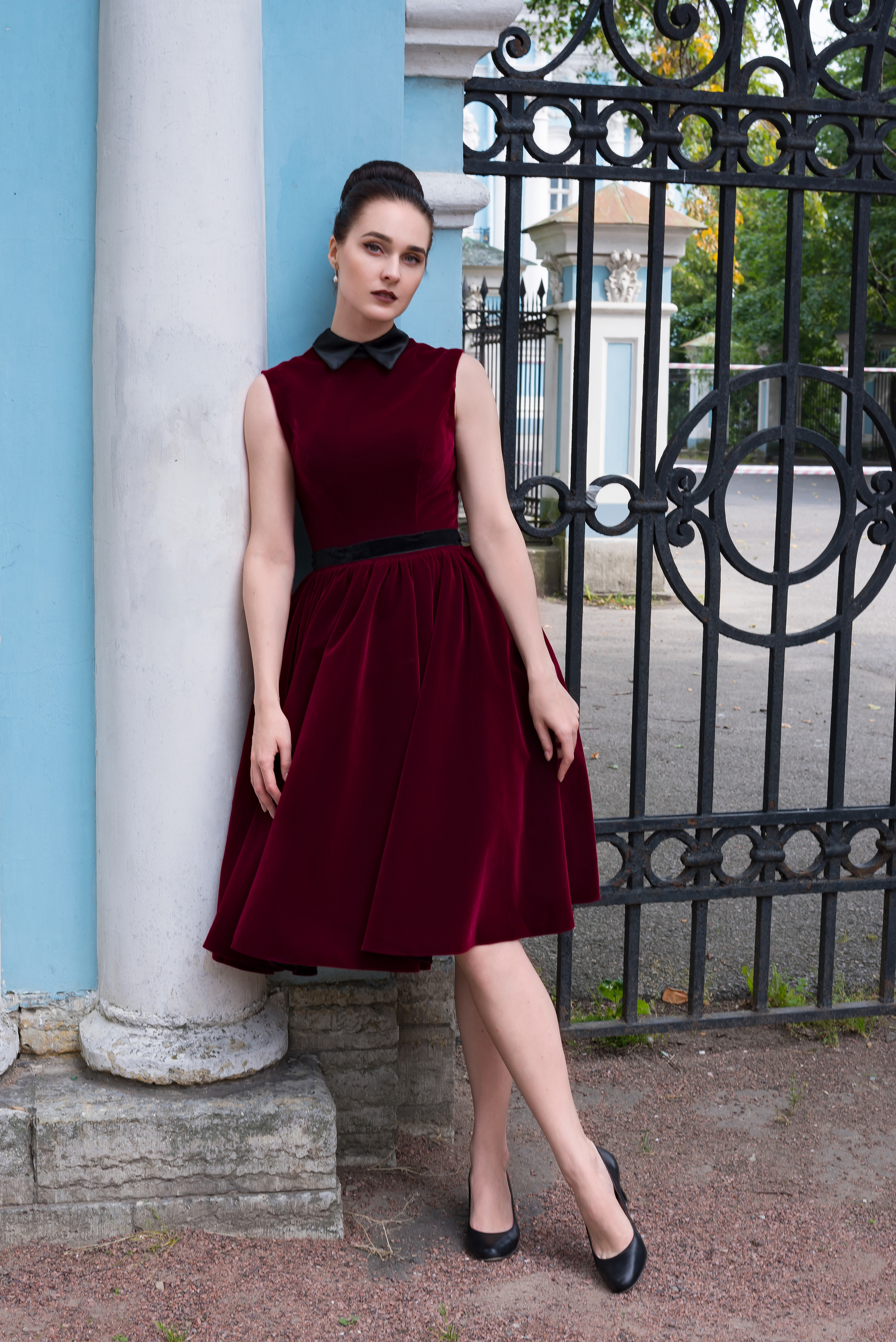 Съёмка для бутика винтажных платьев Zapaka. Фотограф, ретушёр, графический дизайнер в Петербурге Адрианова Настя