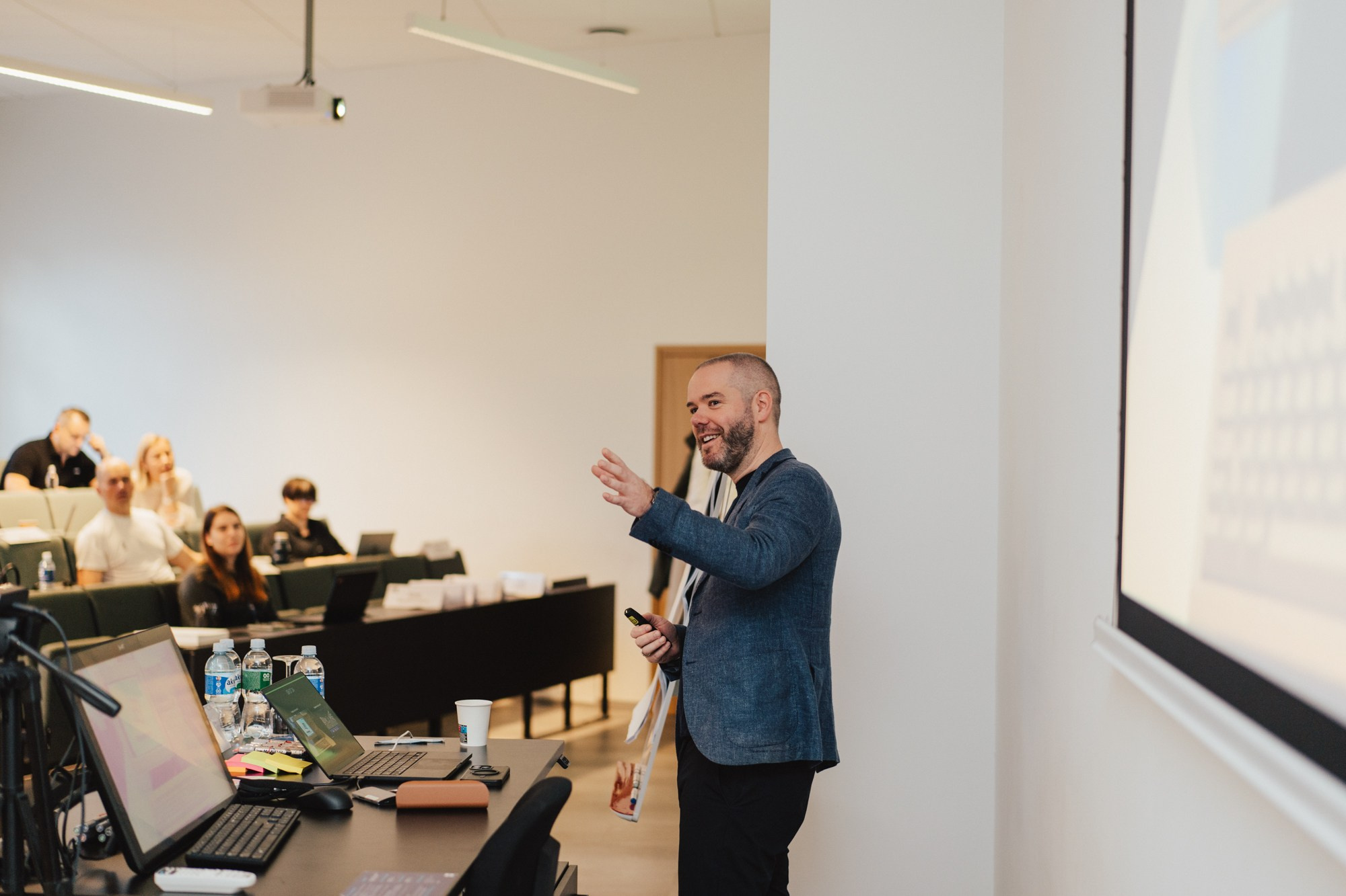 ISM. Dado Van Peteghem Visit. Photographer in Vilnius