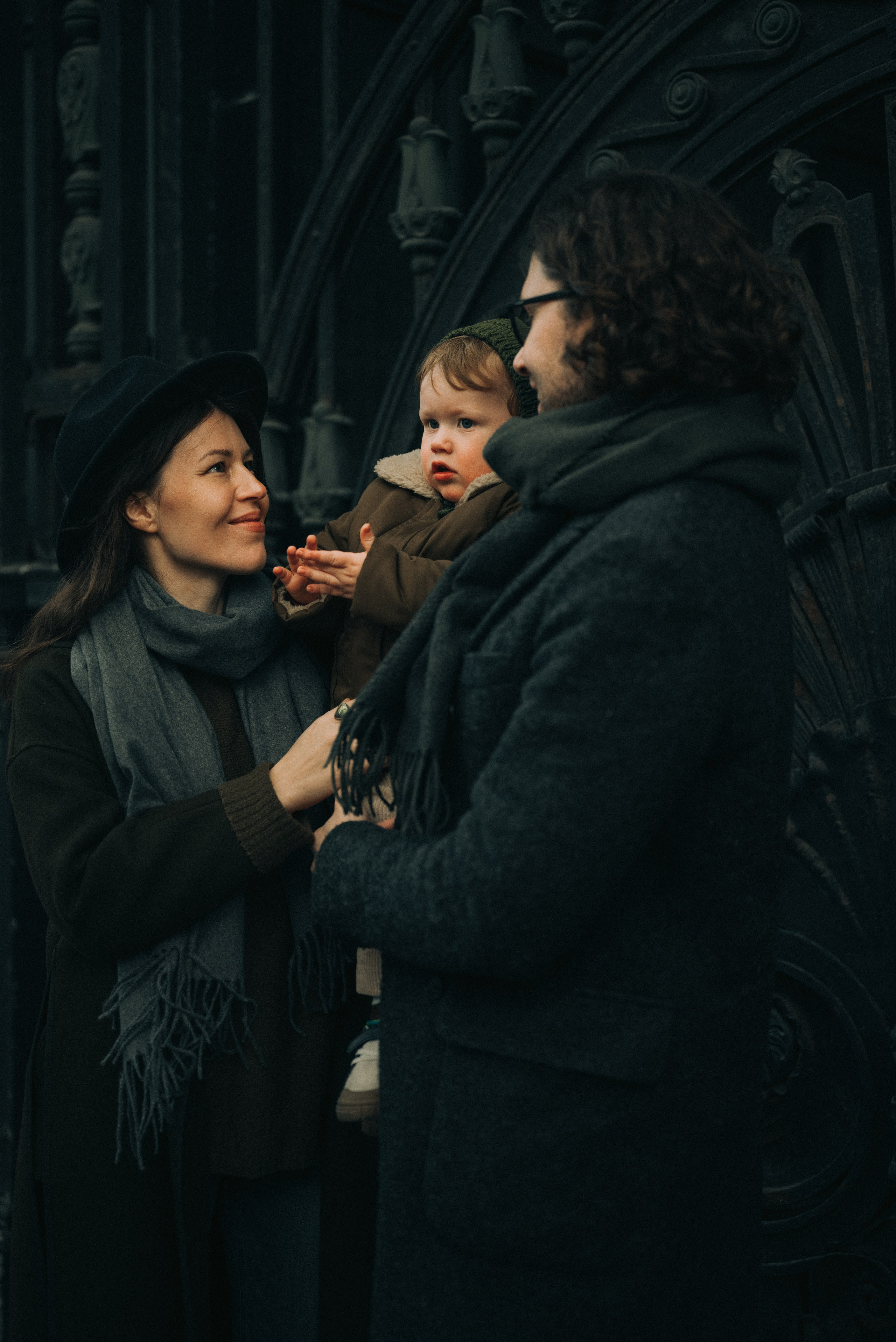 Прогулка по Москве. Ксения, Лев и Аркадий. Семейный фотограф в Москве Дарья Пузикова